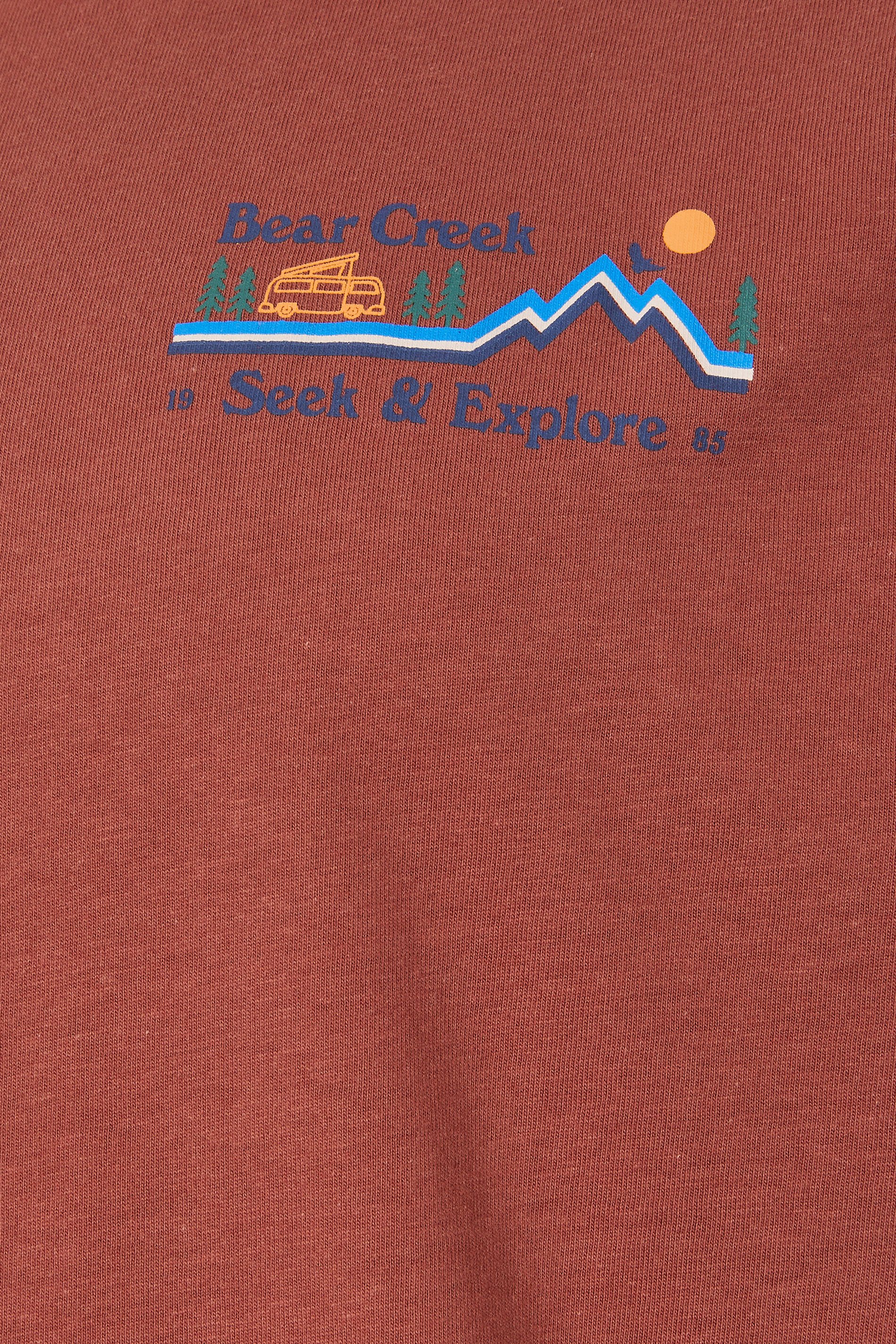 Kam Big & Tall Red 'Bear Creek' T-Shirt | BadRhino 3