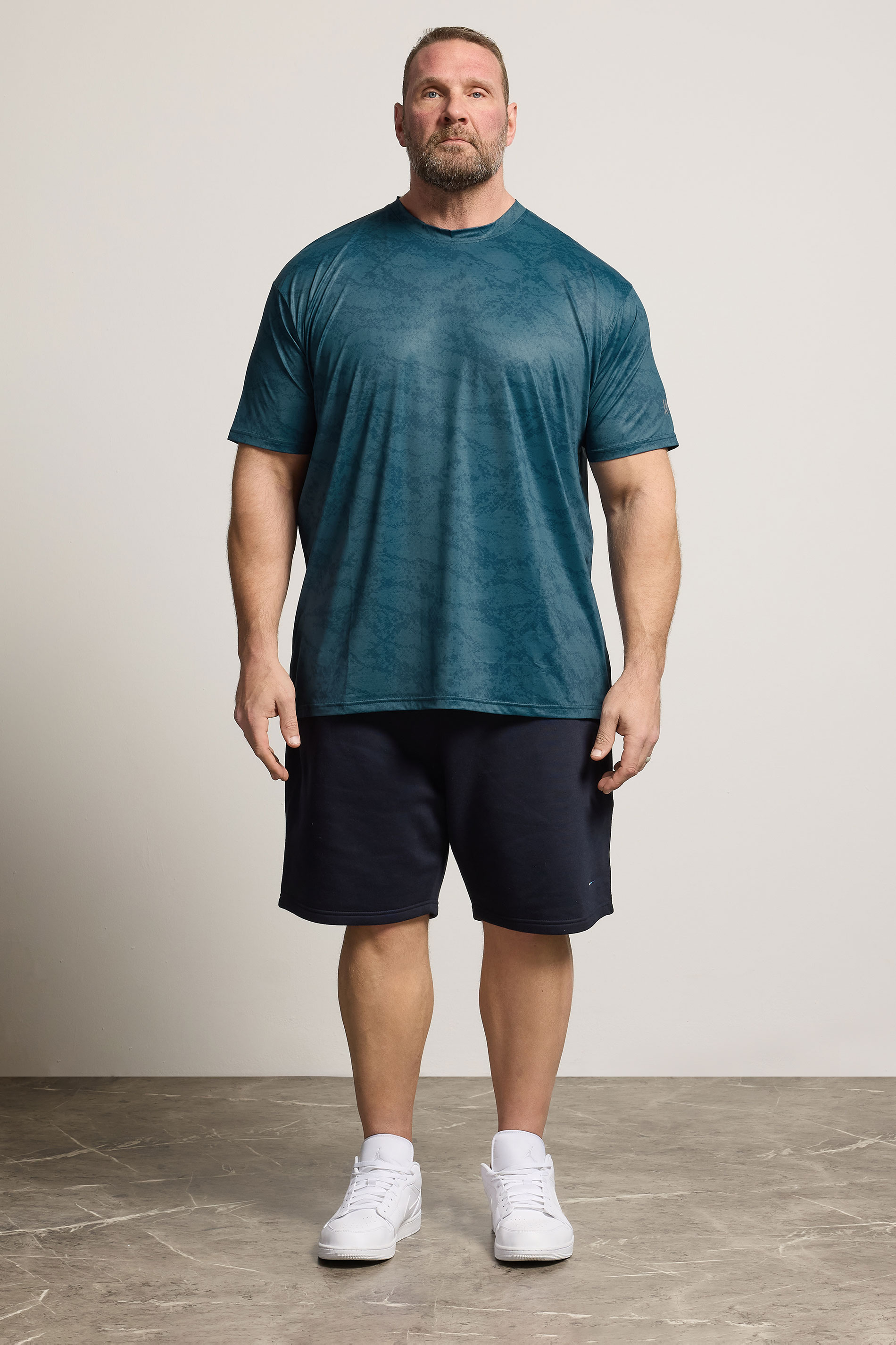 KAM Big & Tall Blue Active T-Shirt | BadRhino 1