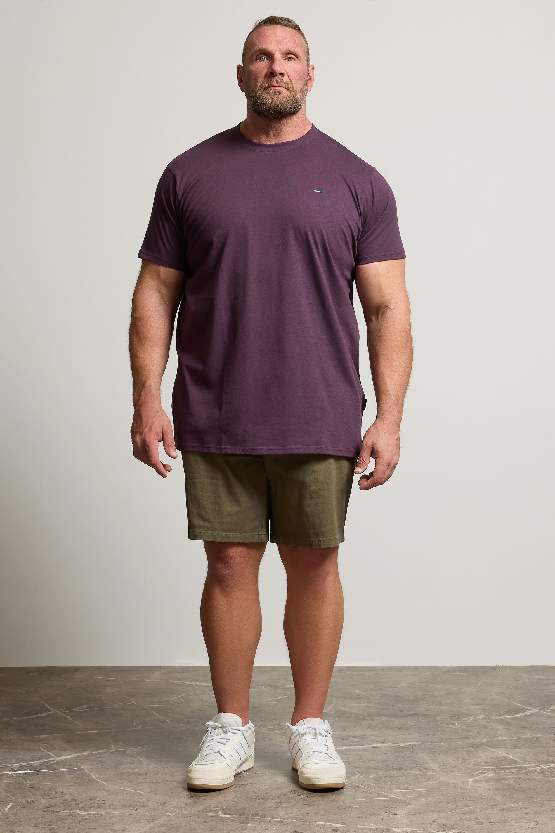 BadRhino Big & Tall Dark Purple Extra Long Core T-Shirt | BadRhino 2