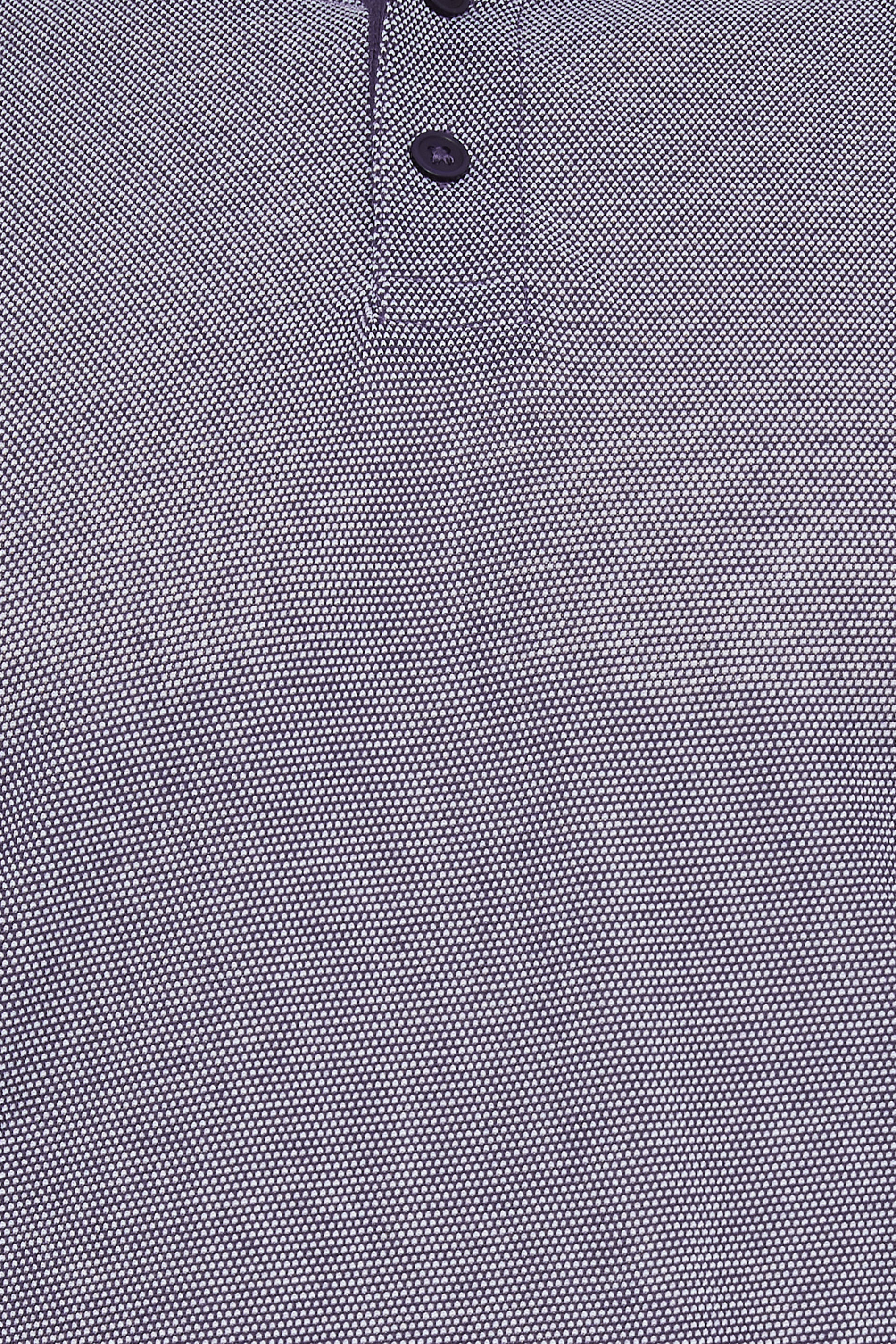 BadRhino Big & Tall Indigo Blue Grandad Polo Shirt | BadRhino 2