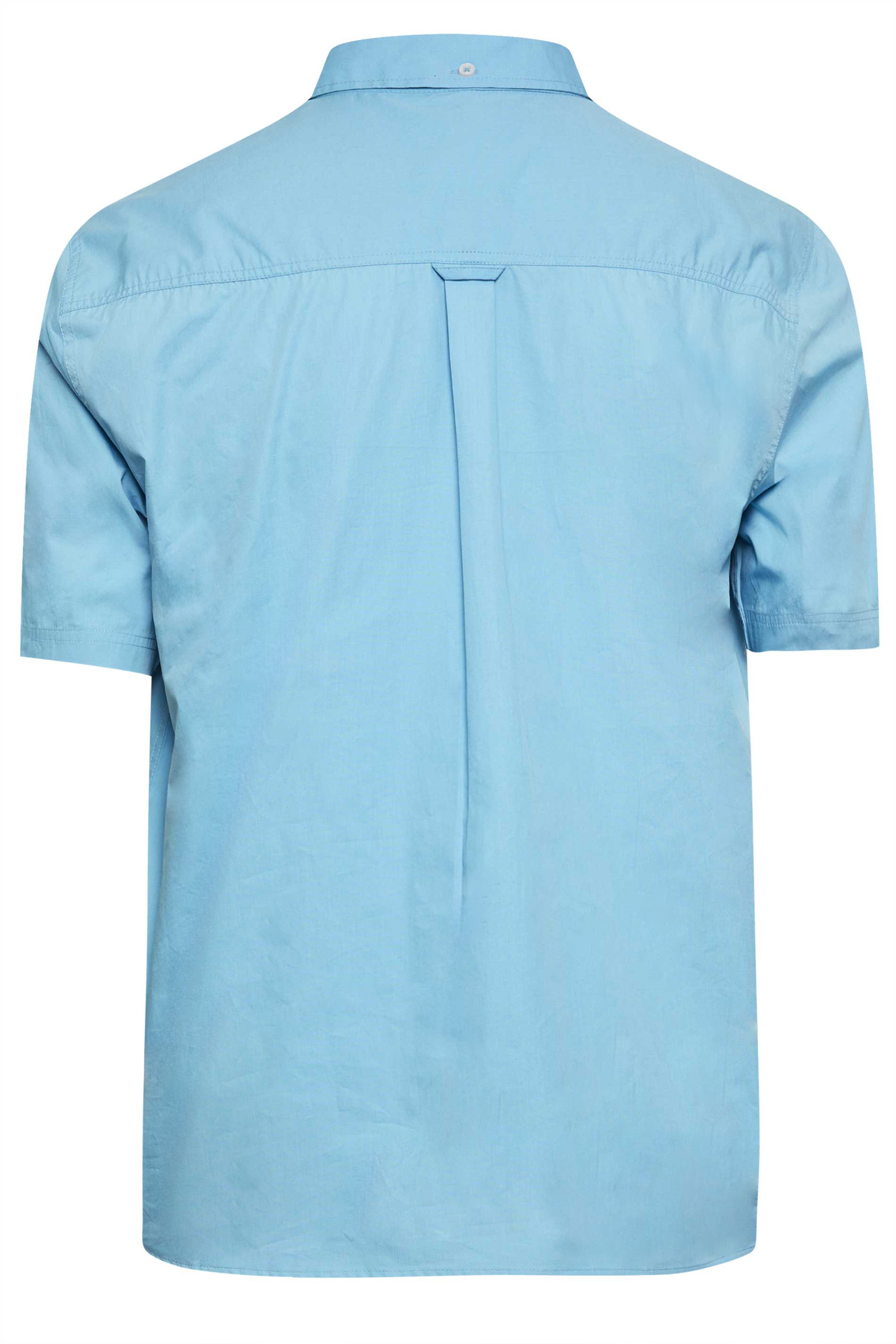 BadRhino Big & Tall Light Blue Poplin Shirt | BadRhino 3
