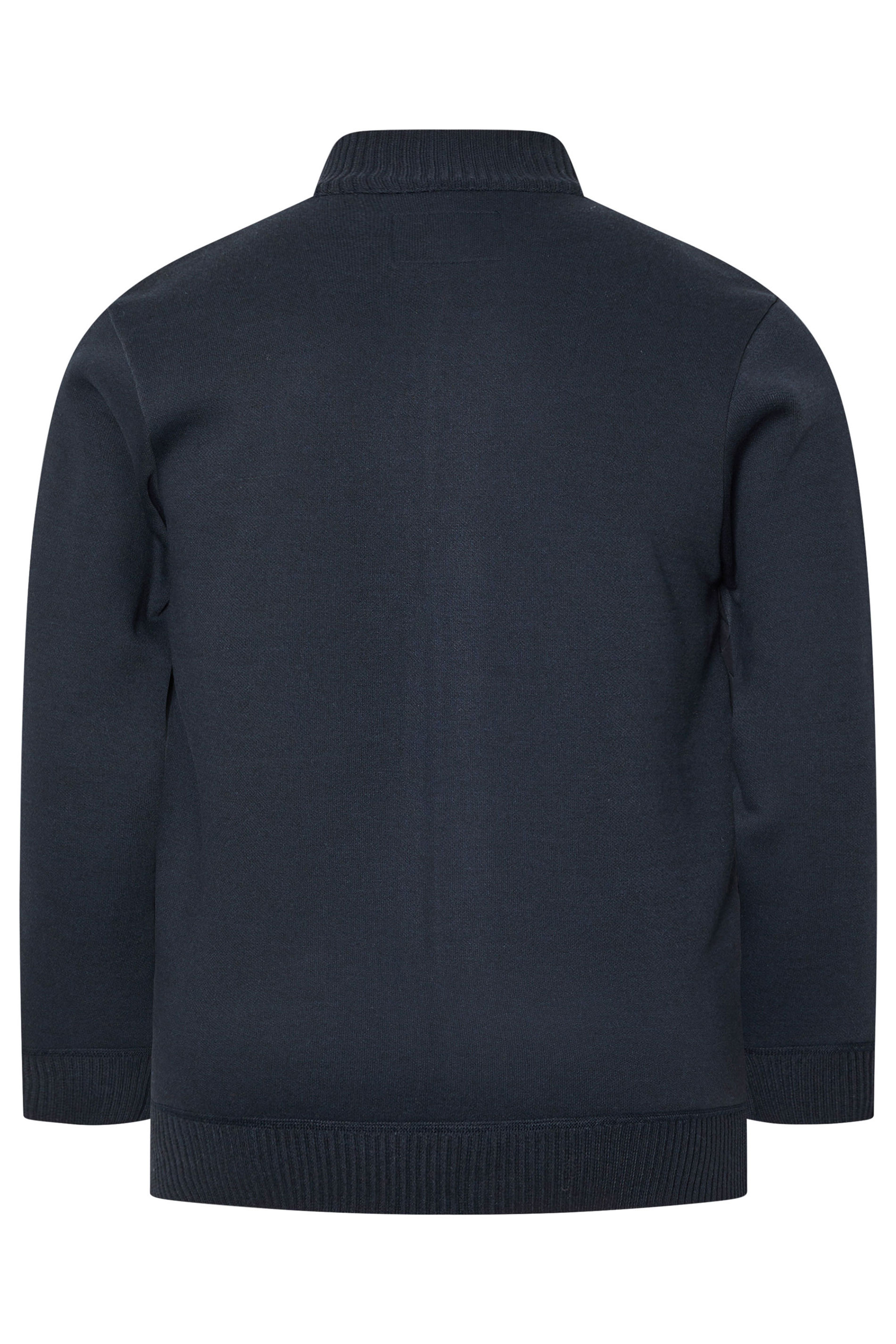 BadRhino Big & Tall Navy Blue Diamond Quilted Jacket 6