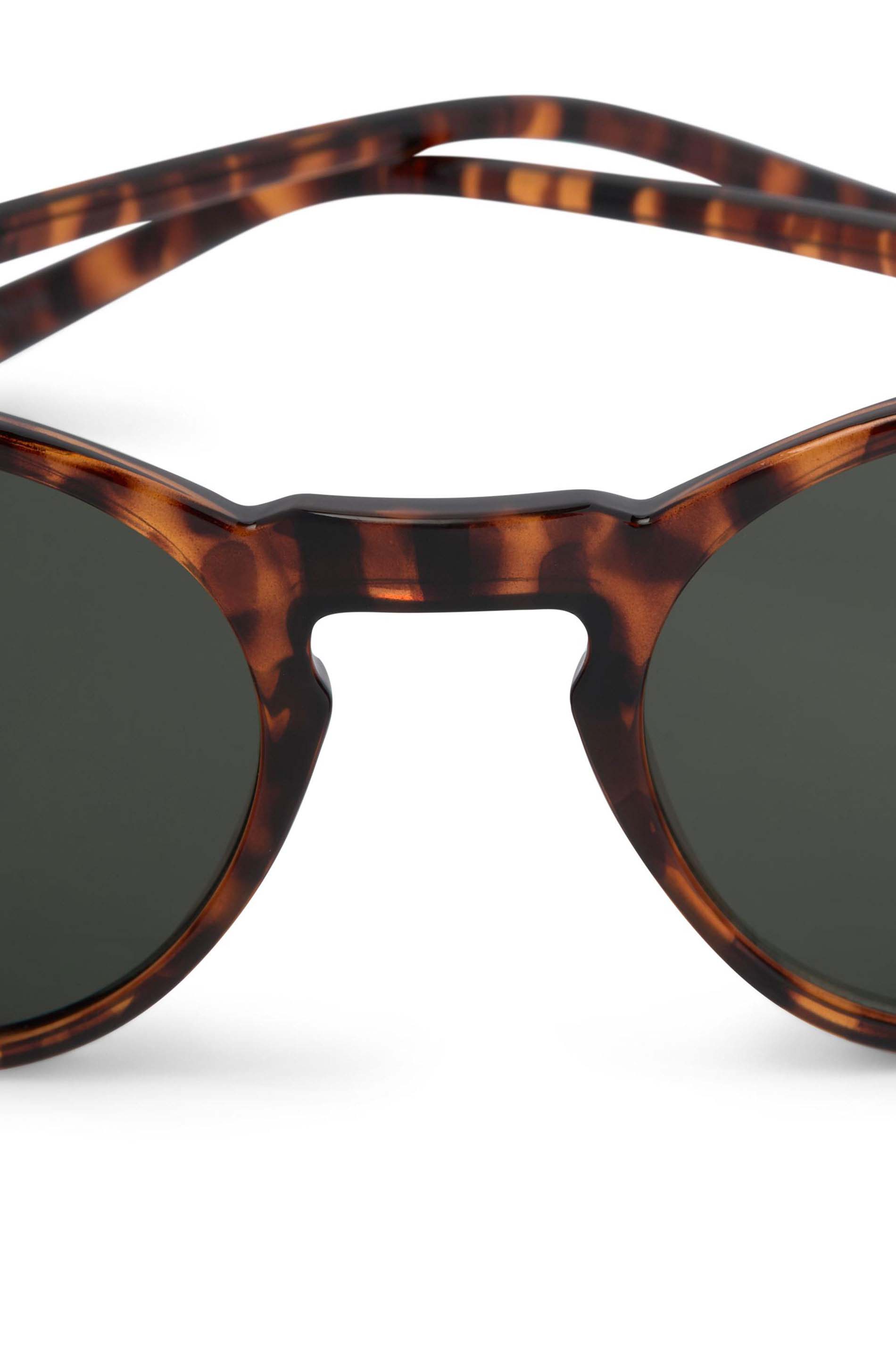 JACK & JONES Brown Tortoise Shell Round Sunglasses | BadRhino 2