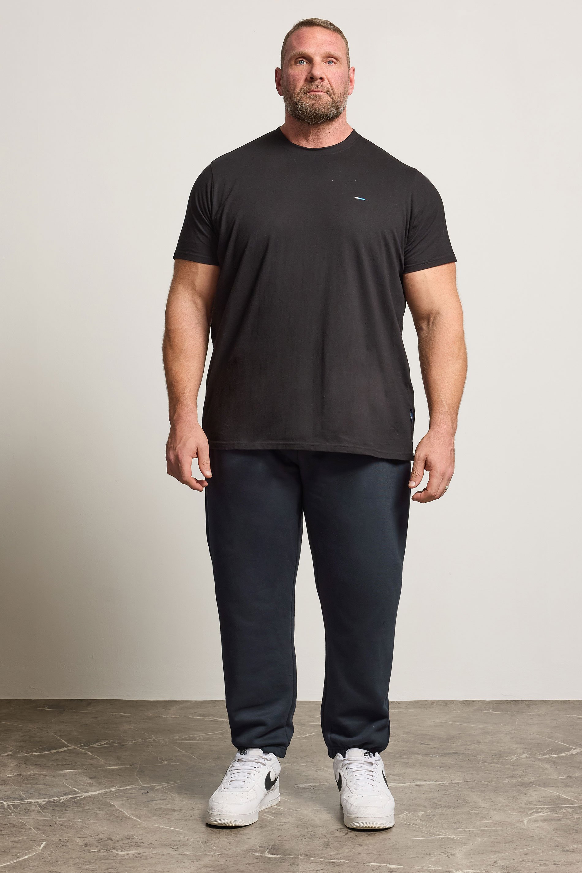 BadRhino Big & Tall Navy Blue Premium Cuffed Joggers | BadRhino 2
