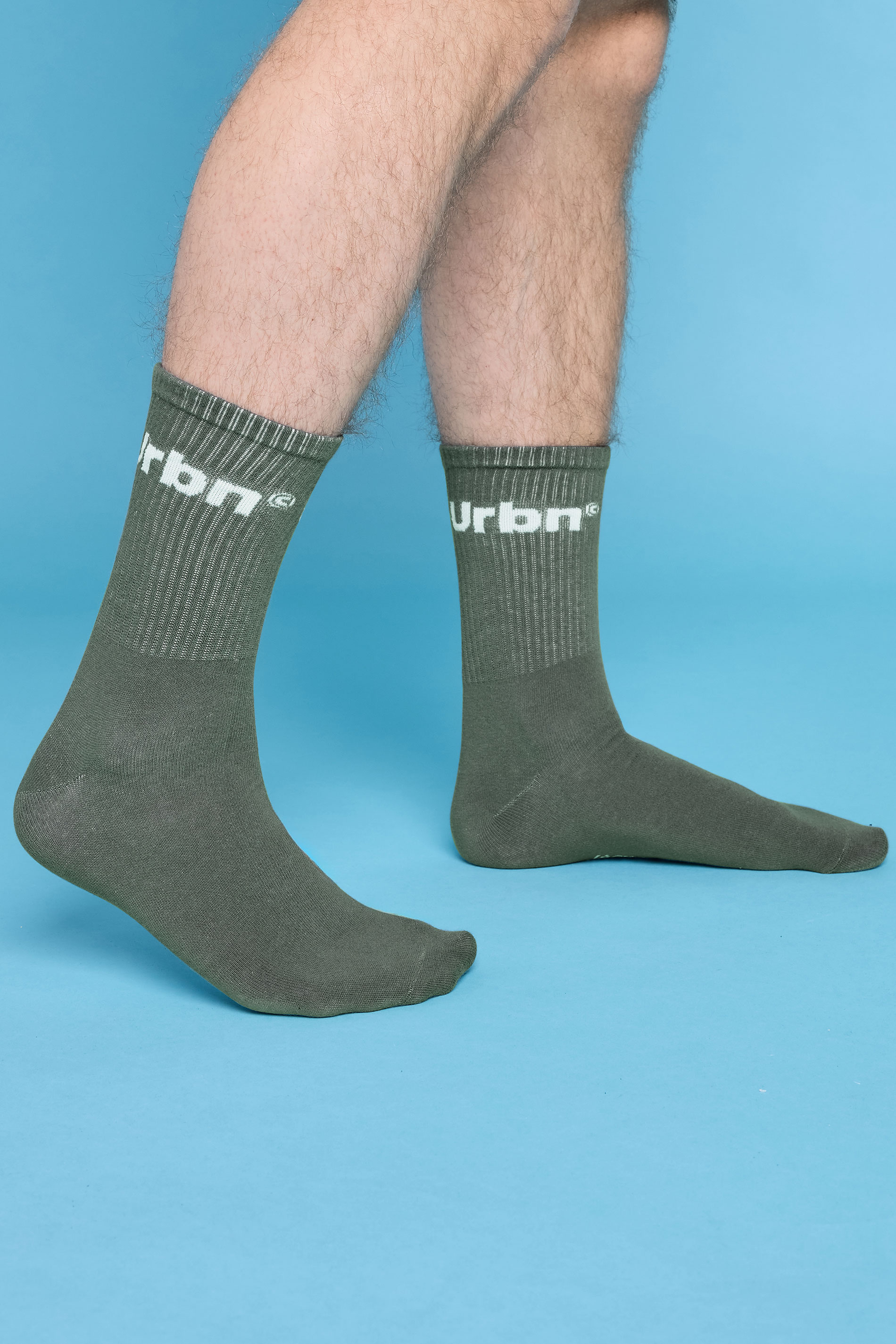 JACK & JONES 3 Pack White & Green 'Urbn' Socks | BadRhino 2