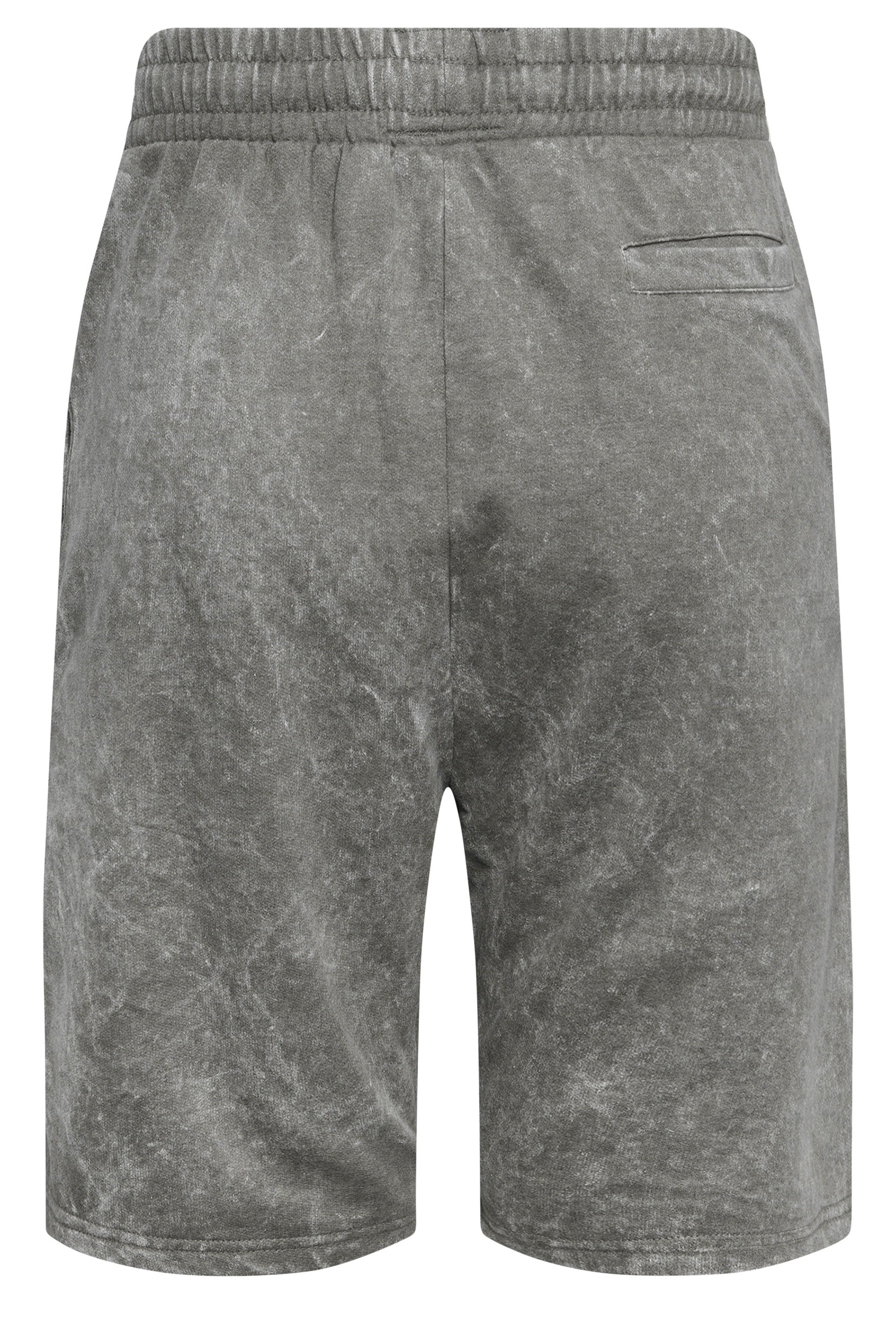BadRhino Big & Tall Grey Acid Wash 'Los Angeles' Cargo Shorts | BadRhino  4