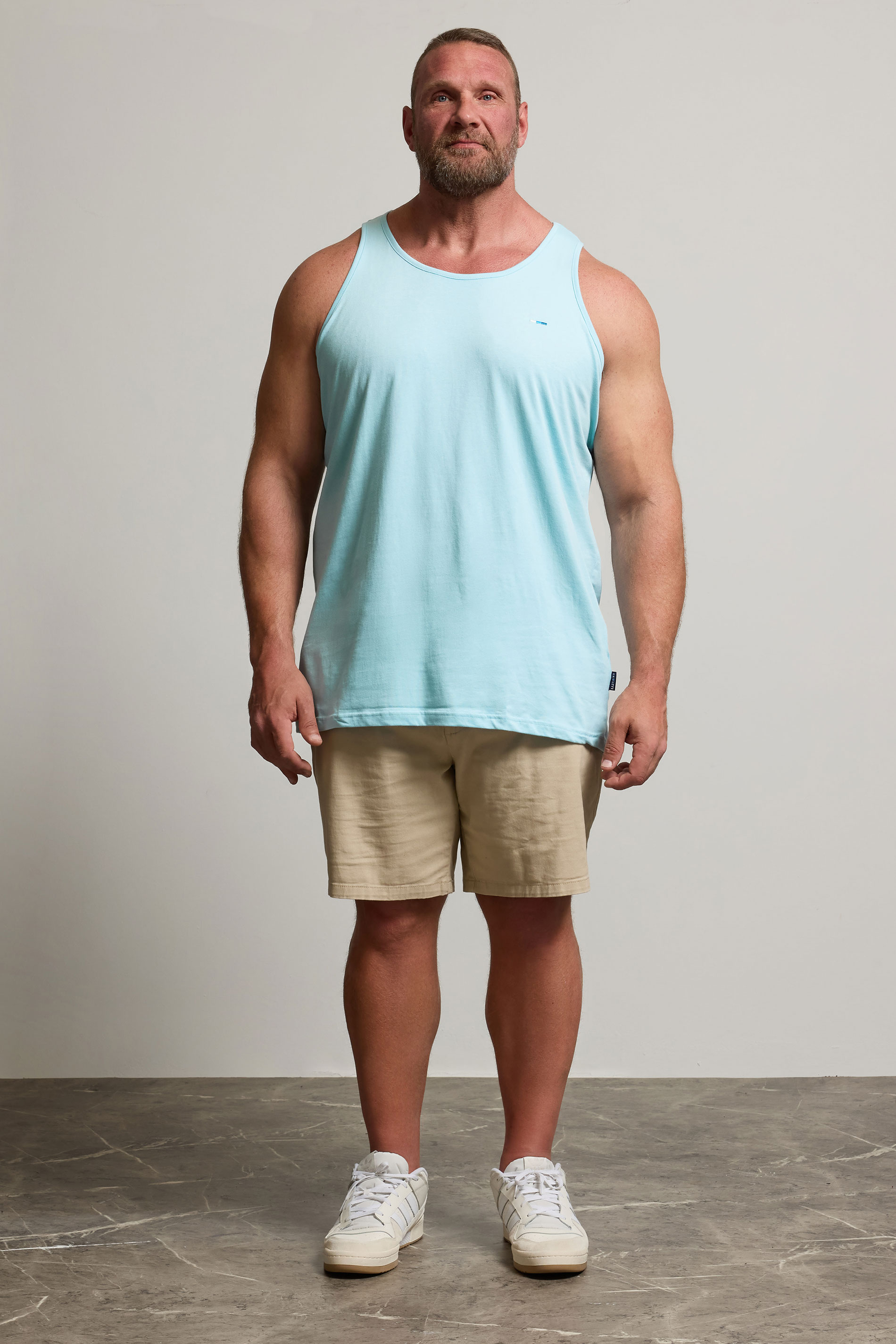 BadRhino Big & Tall Light Blue Vest Top | BadRhino 3