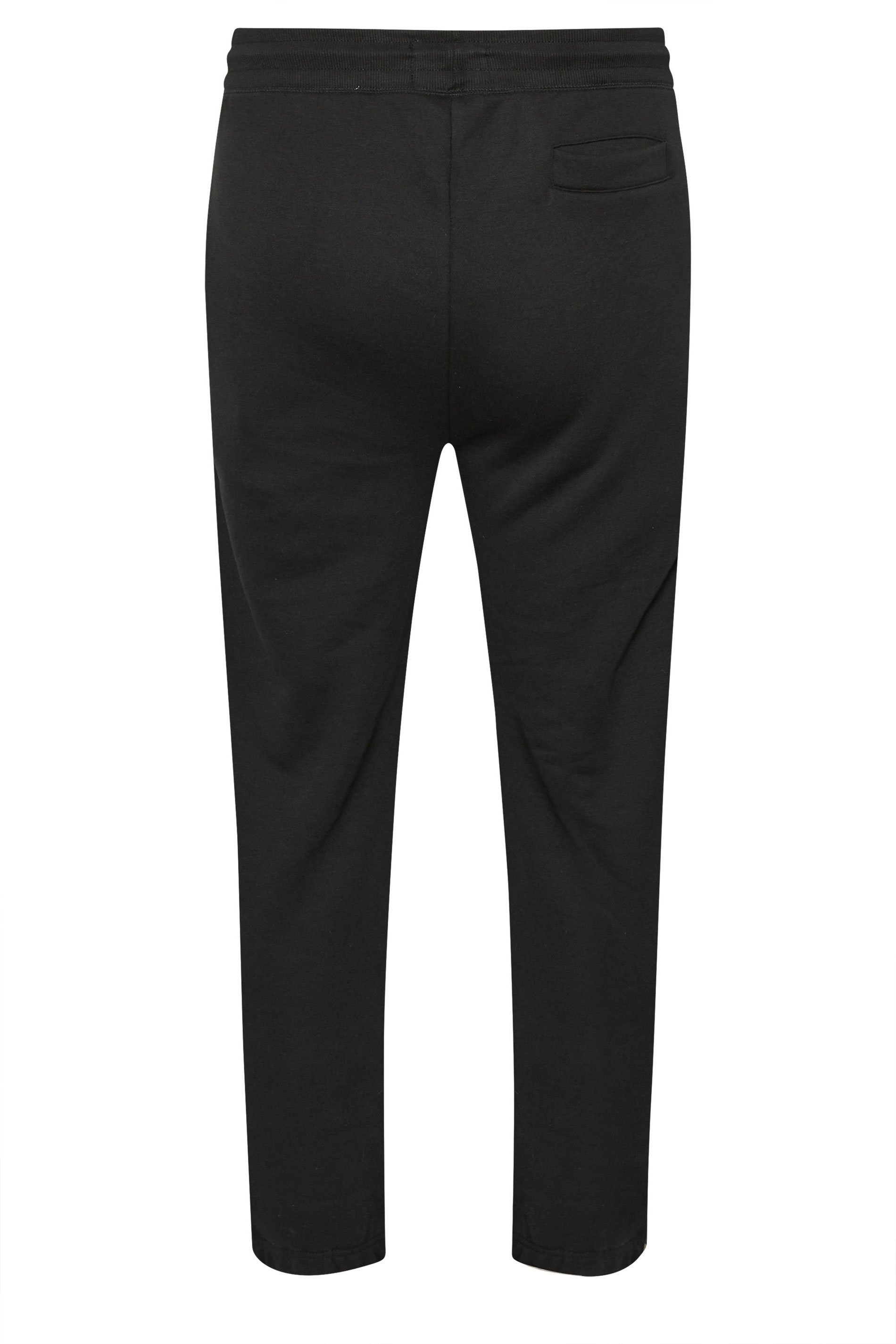 BadRhino Big & Tall Black Worldwide Print Joggers | BadRhino 7