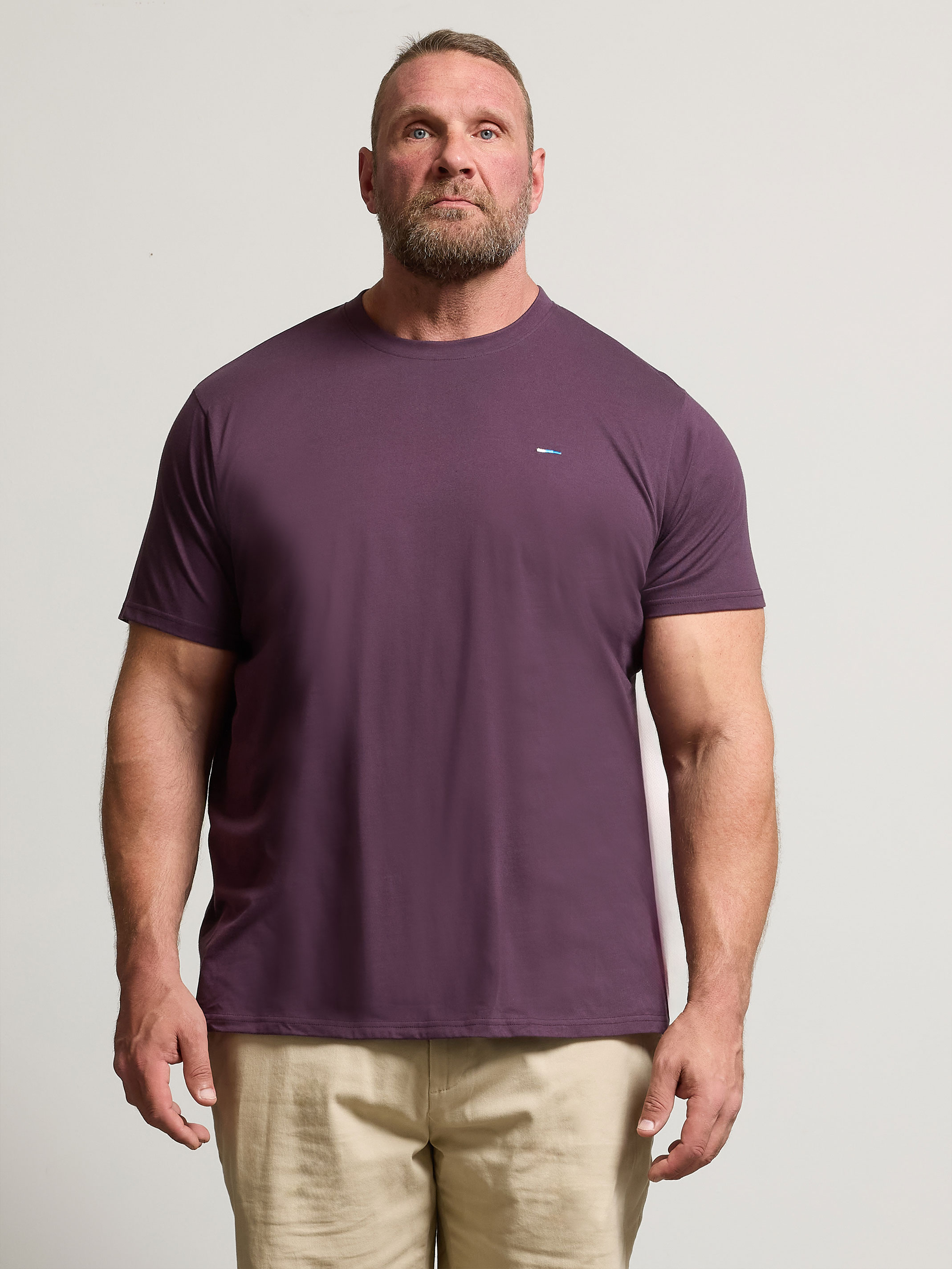 BadRhino Big & Tall 3 PACK Plum Purple & Dark Green Core T-Shirts | BadRhino 2