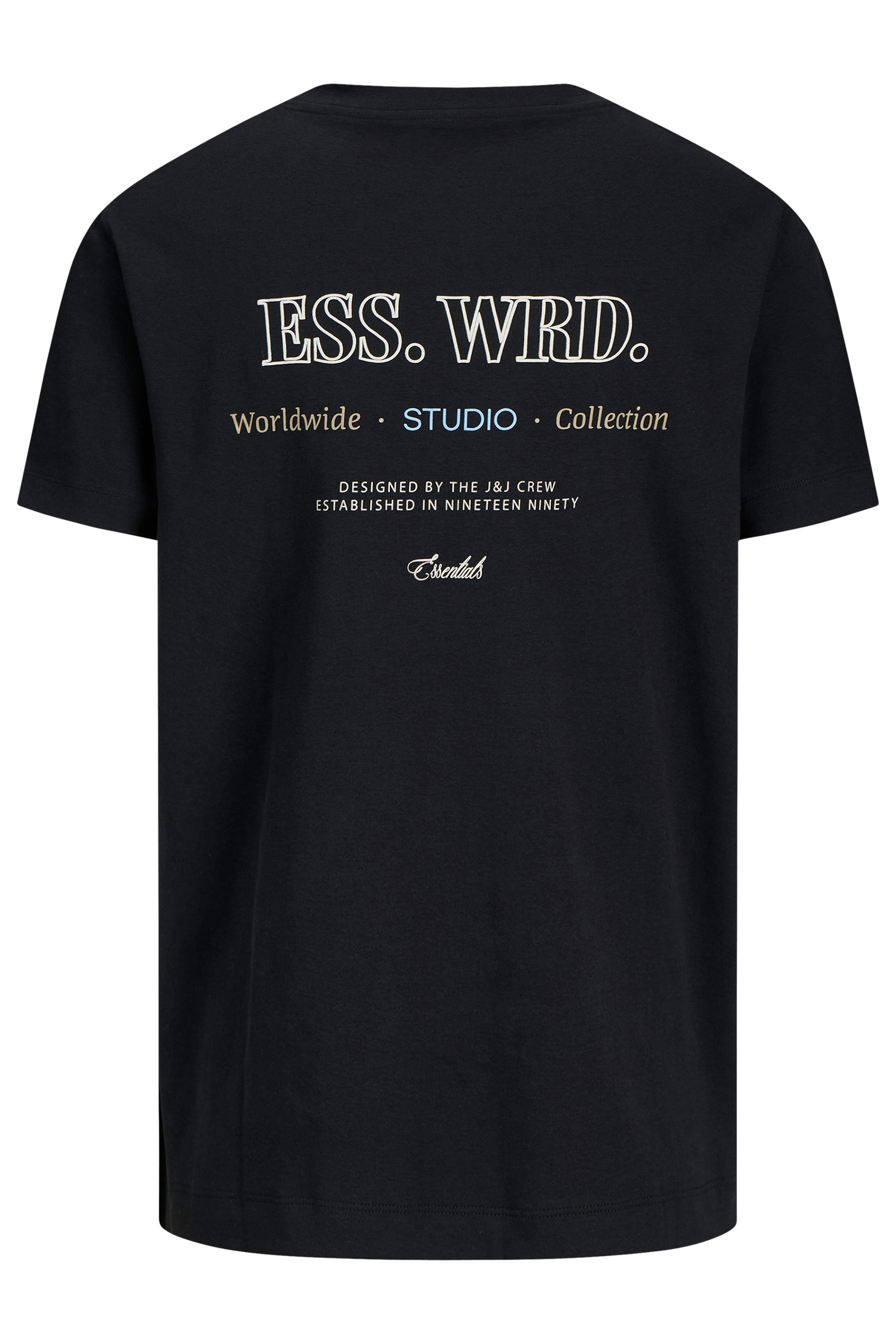 JACK & JONES Big & Tall Black Studio Graphic T-Shirt | BadRhino 5