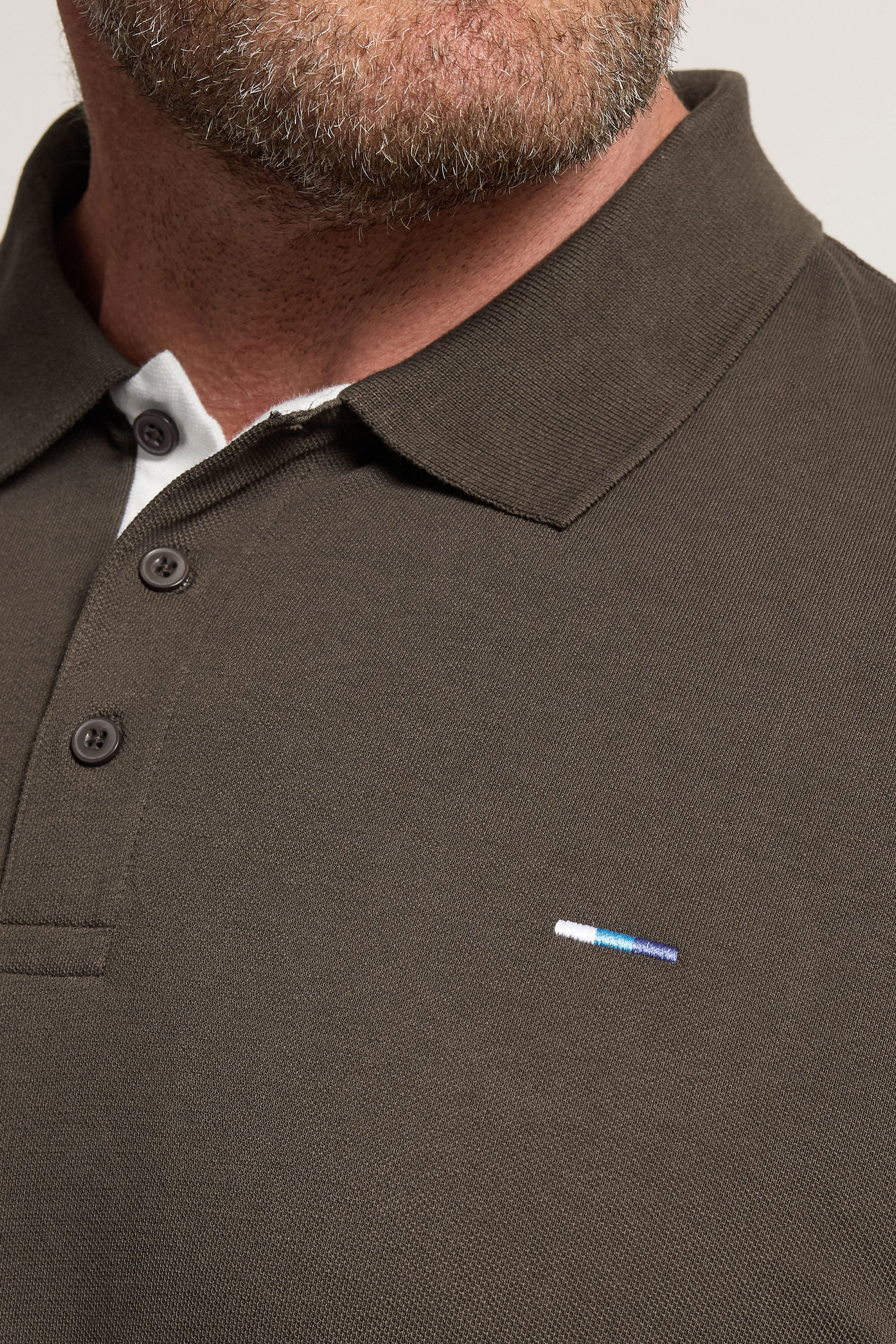 BadRhino Big & Tall Brown Short Sleeve Polo Shirt | BadRhino 4