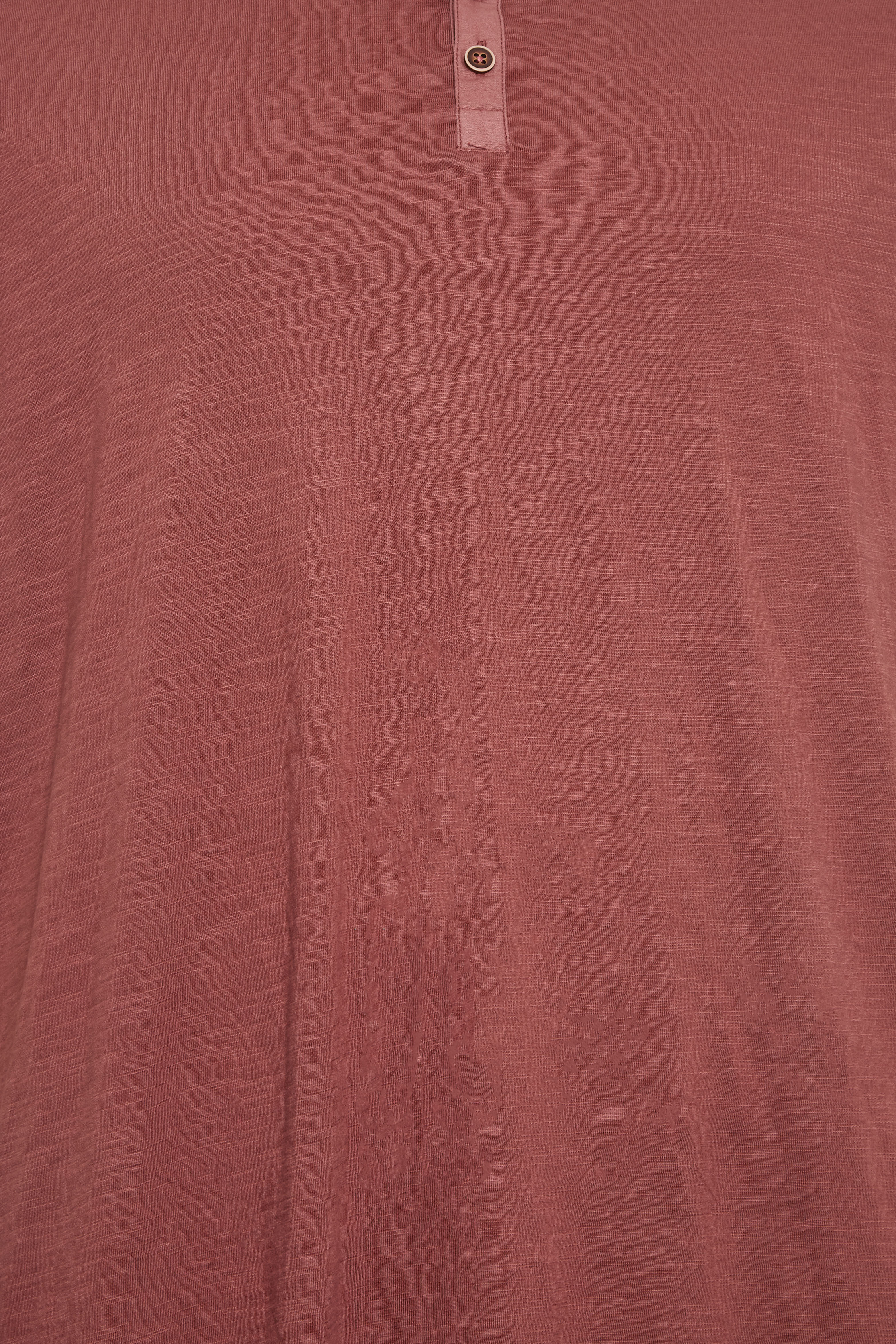 BadRhino Big & Tall Wine Red Y Neck Slub T-Shirt | BadRhino 5