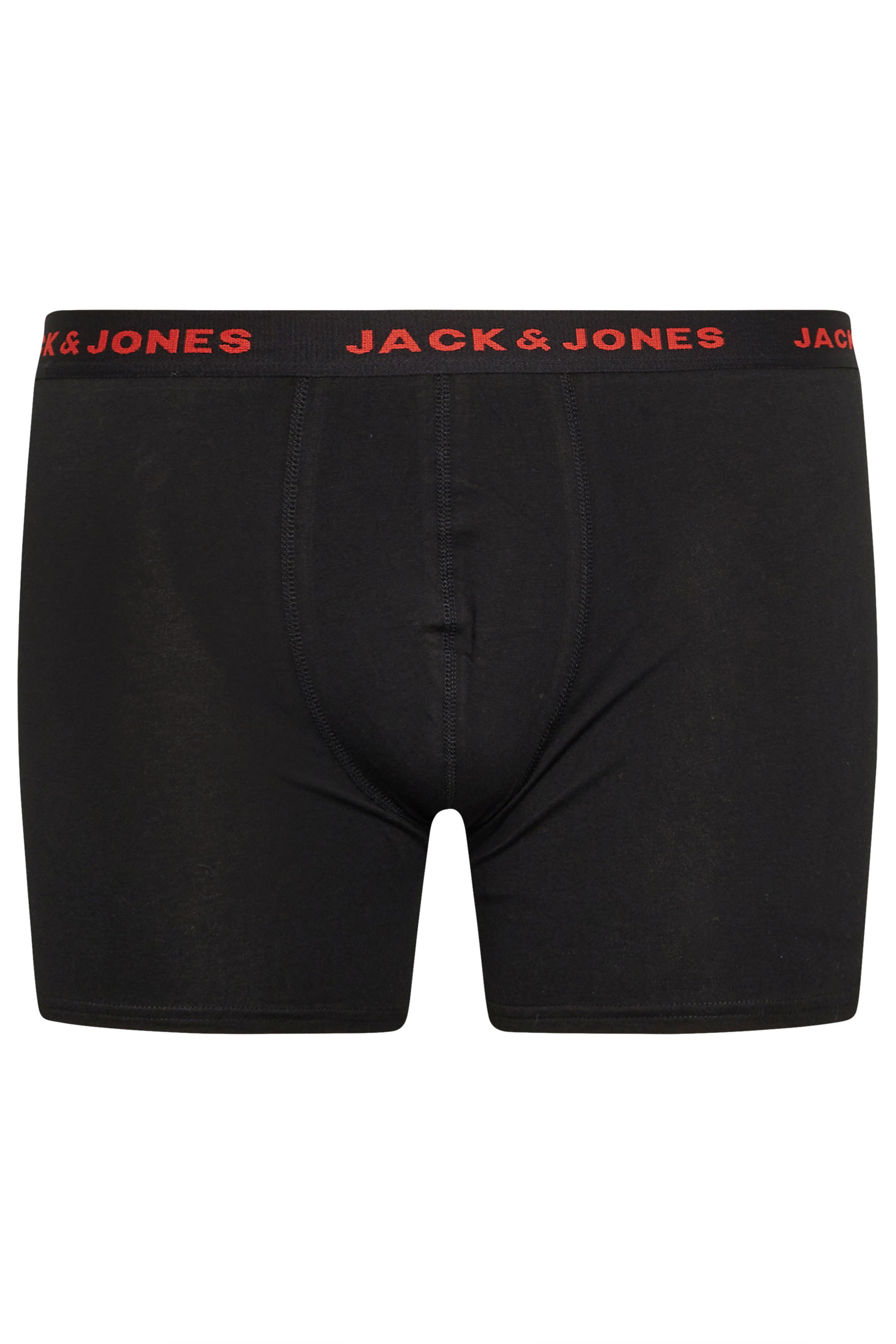 JACK & JONES Big & Tall Black 7 Pack Basic Boxers | M&Co 5