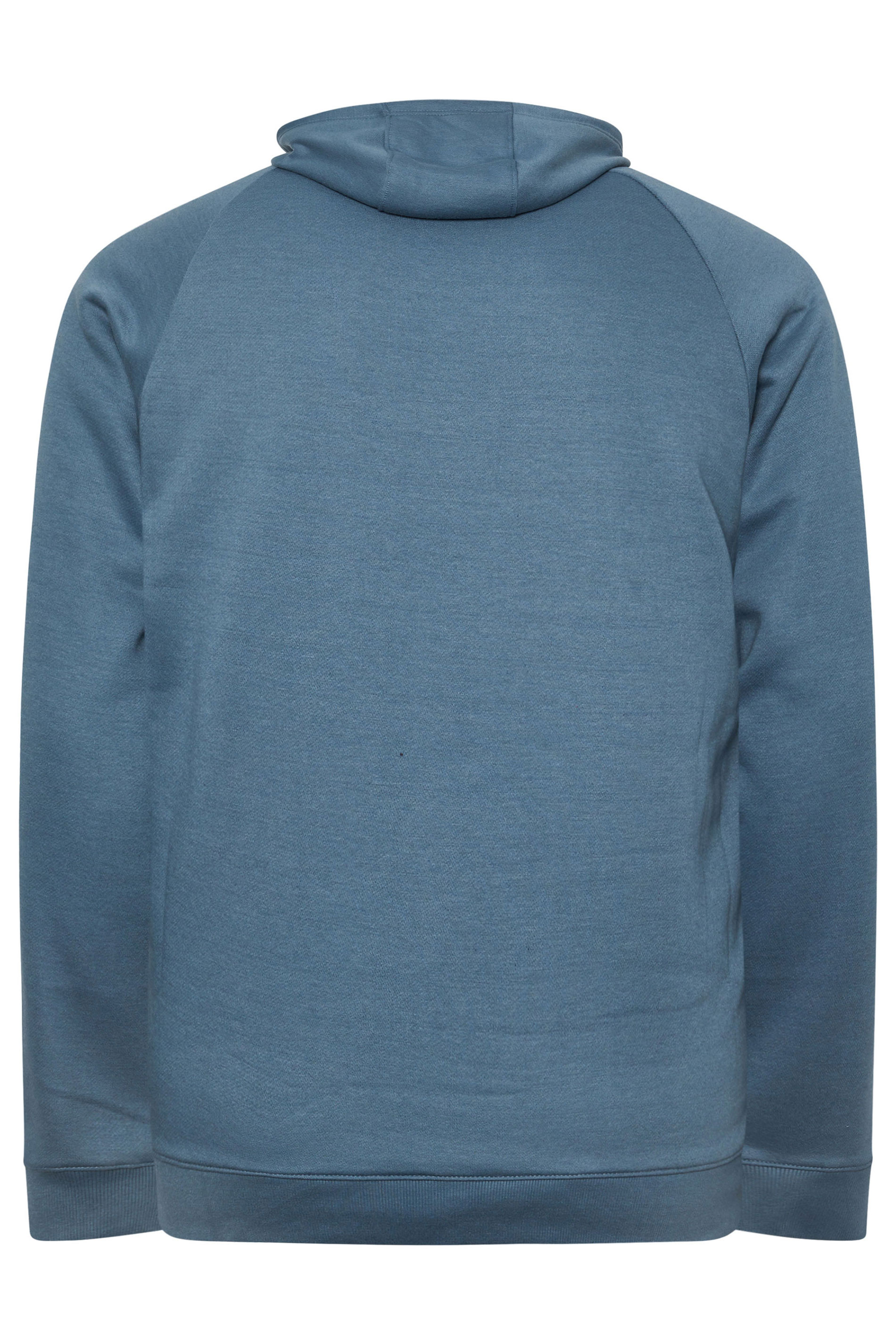 BadRhino Big & Tall Blue Zip Through 'Premium Goods' Graphic Hoodie | BadRhino 5