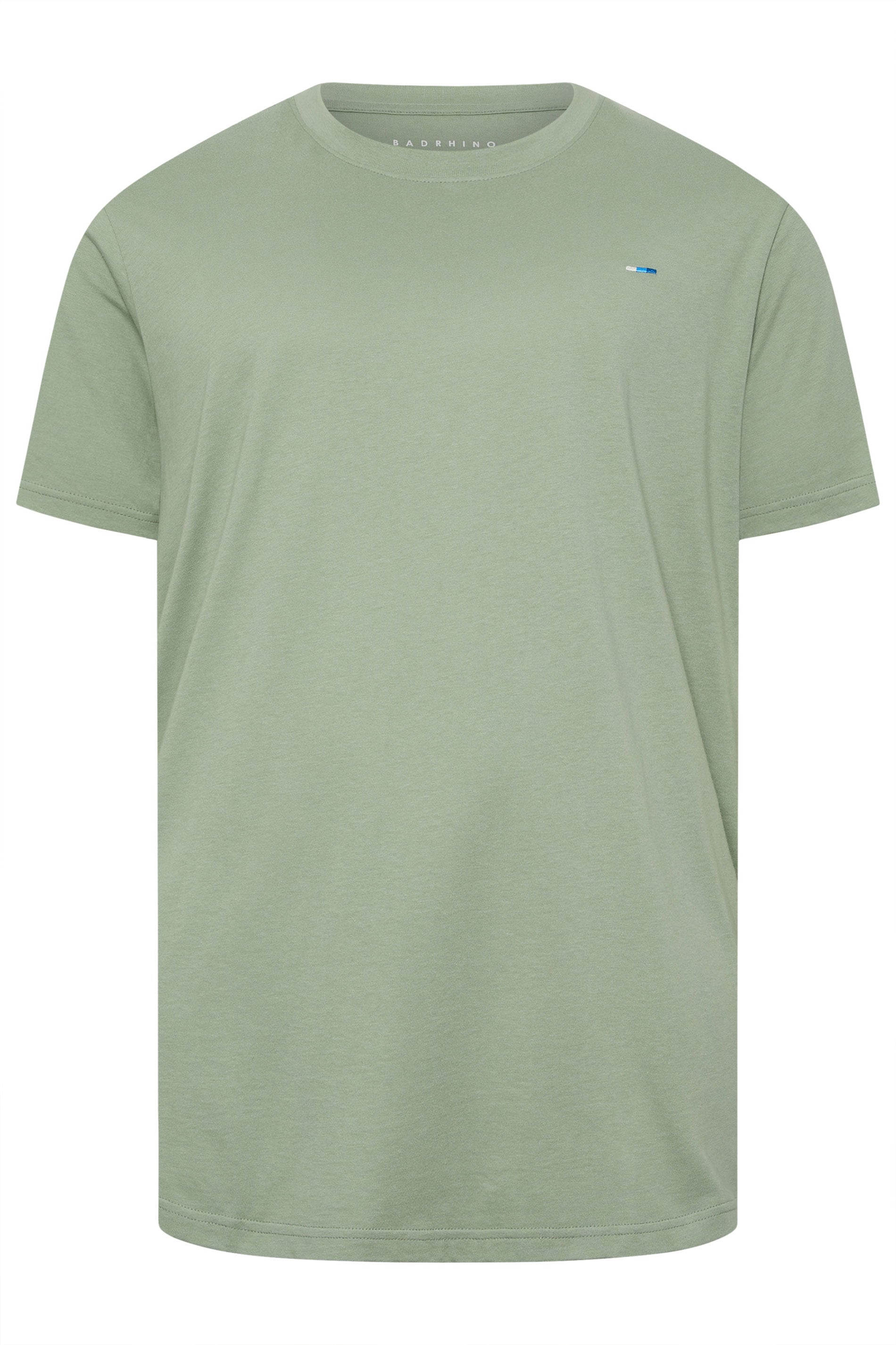 BadRhino Big & Tall Light Green Extra Long Core T-Shirt | BadRhino 5