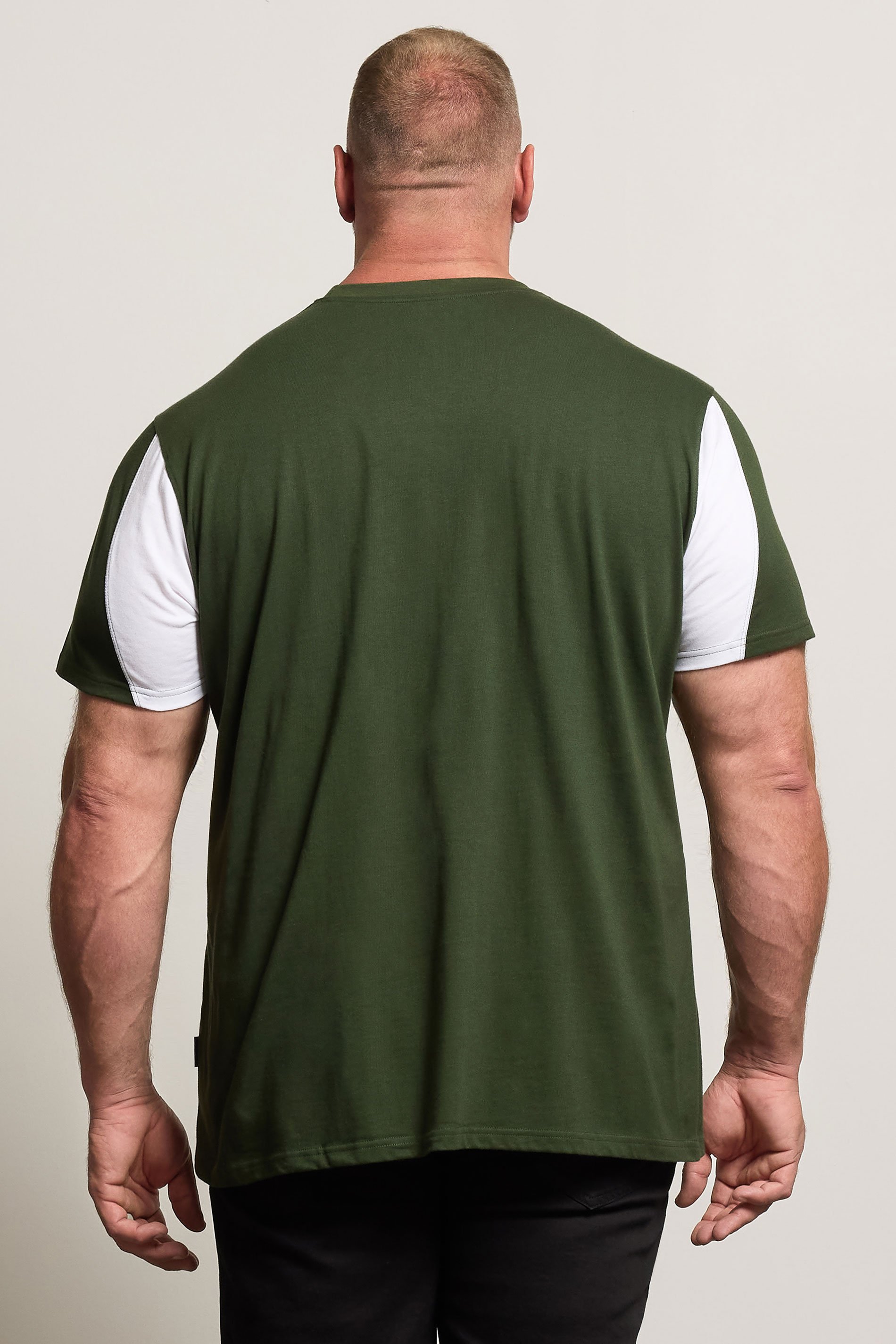 BadRhino Big & Tall Green Logo Cut & Sew T-Shirt | BadRhino 3