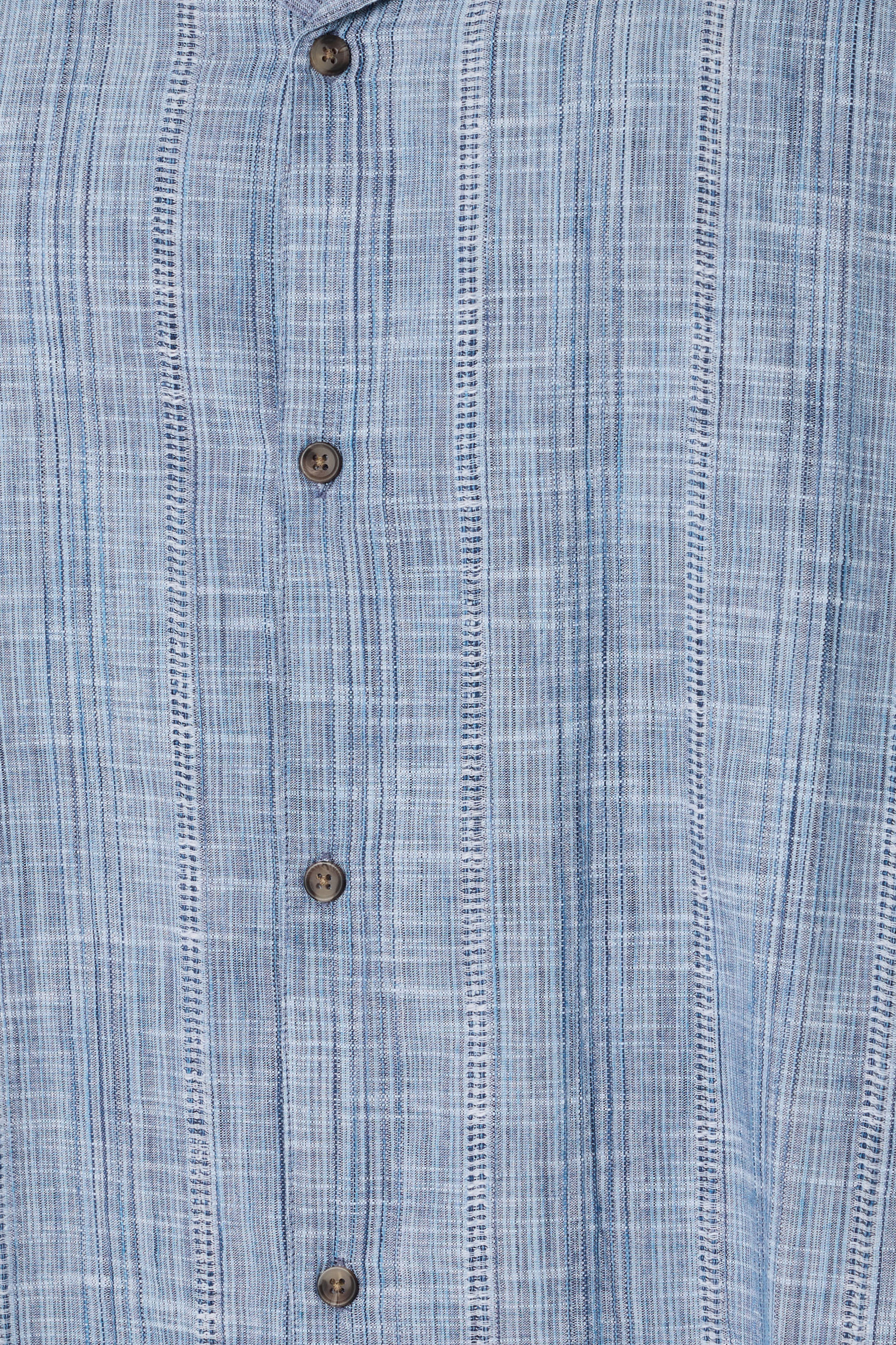 BadRhino Big & Tall Blue Textured Stripe Shirt 8