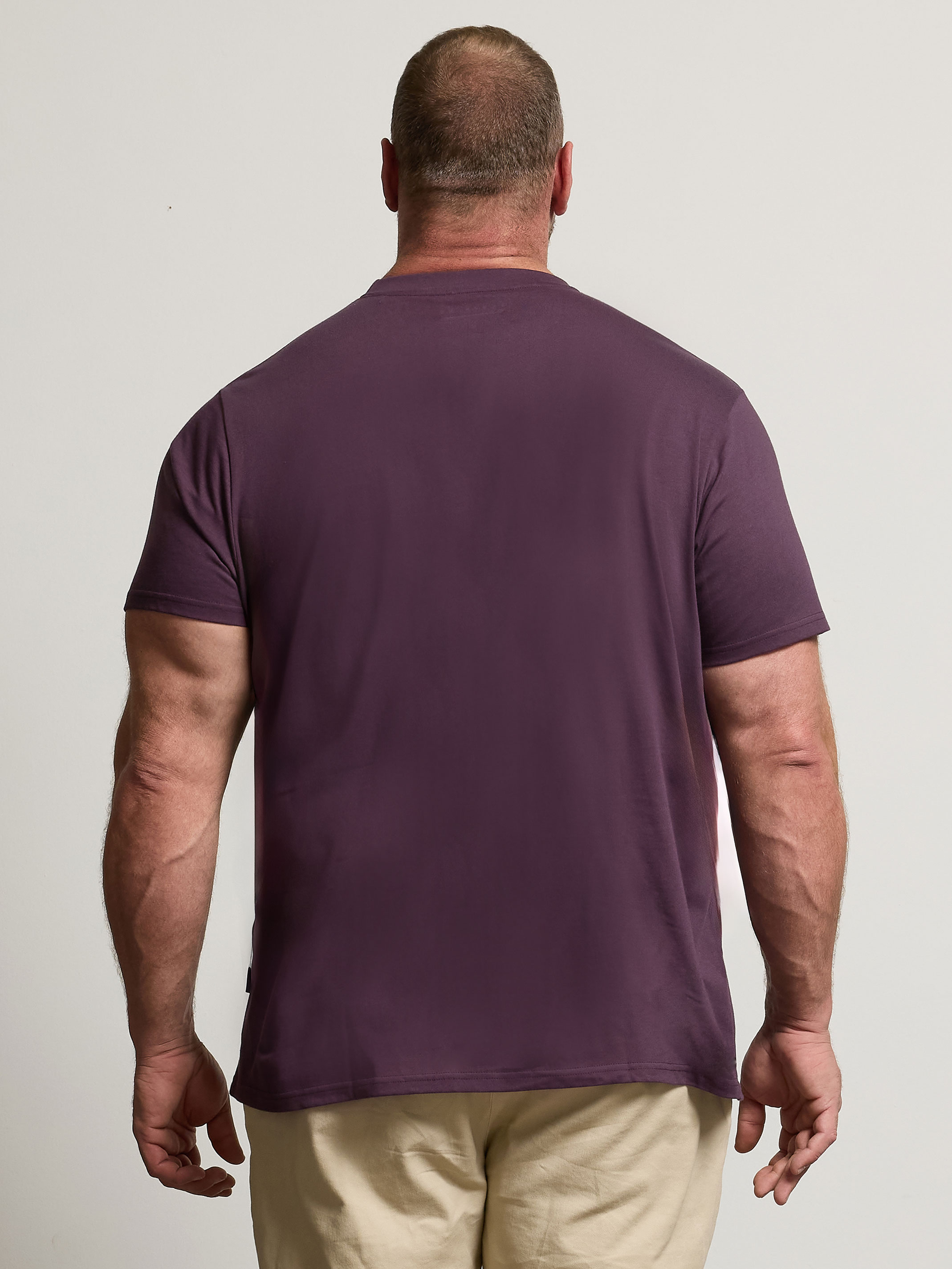 BadRhino Big & Tall 3 PACK Plum Purple & Dark Green Core T-Shirts | BadRhino 4