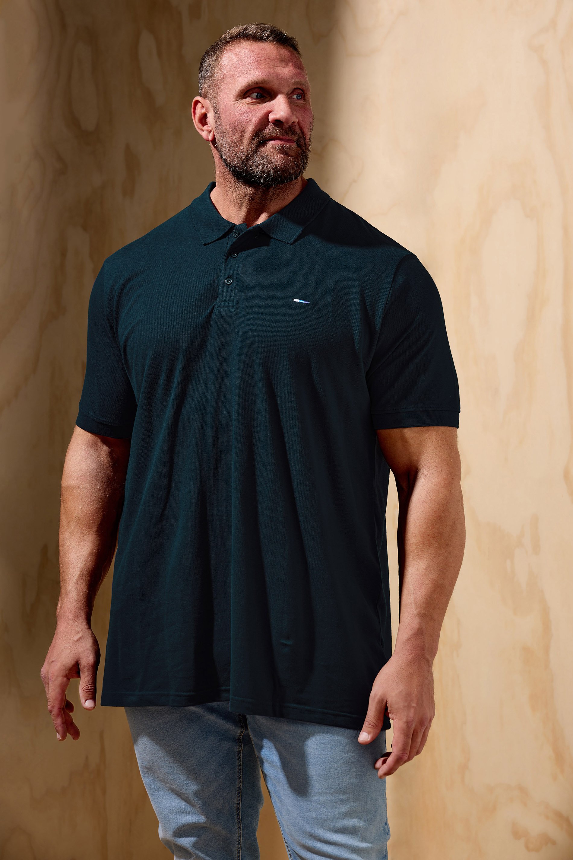 BadRhino Navy Blue Essential Polo Shirt | BadRhino 1