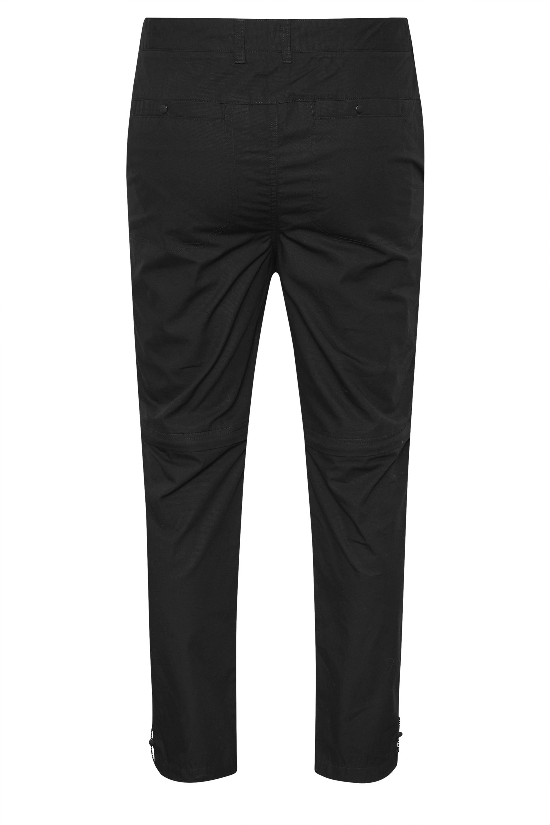 BadRhino Big & Tall Black 2 in 1 Trekking Trousers | BadRhino 9
