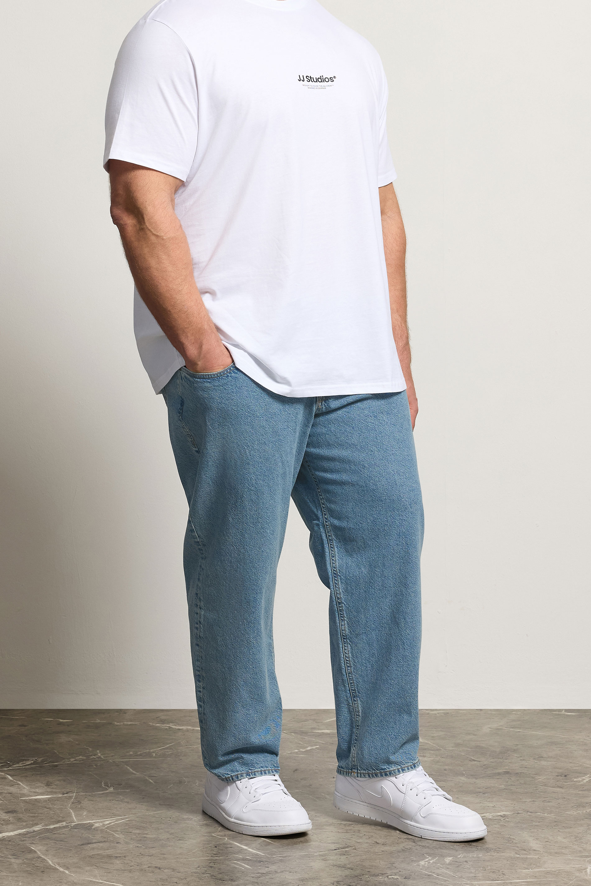 JACK & JONES Big & Tall Blue Jeans | BadRhino 3