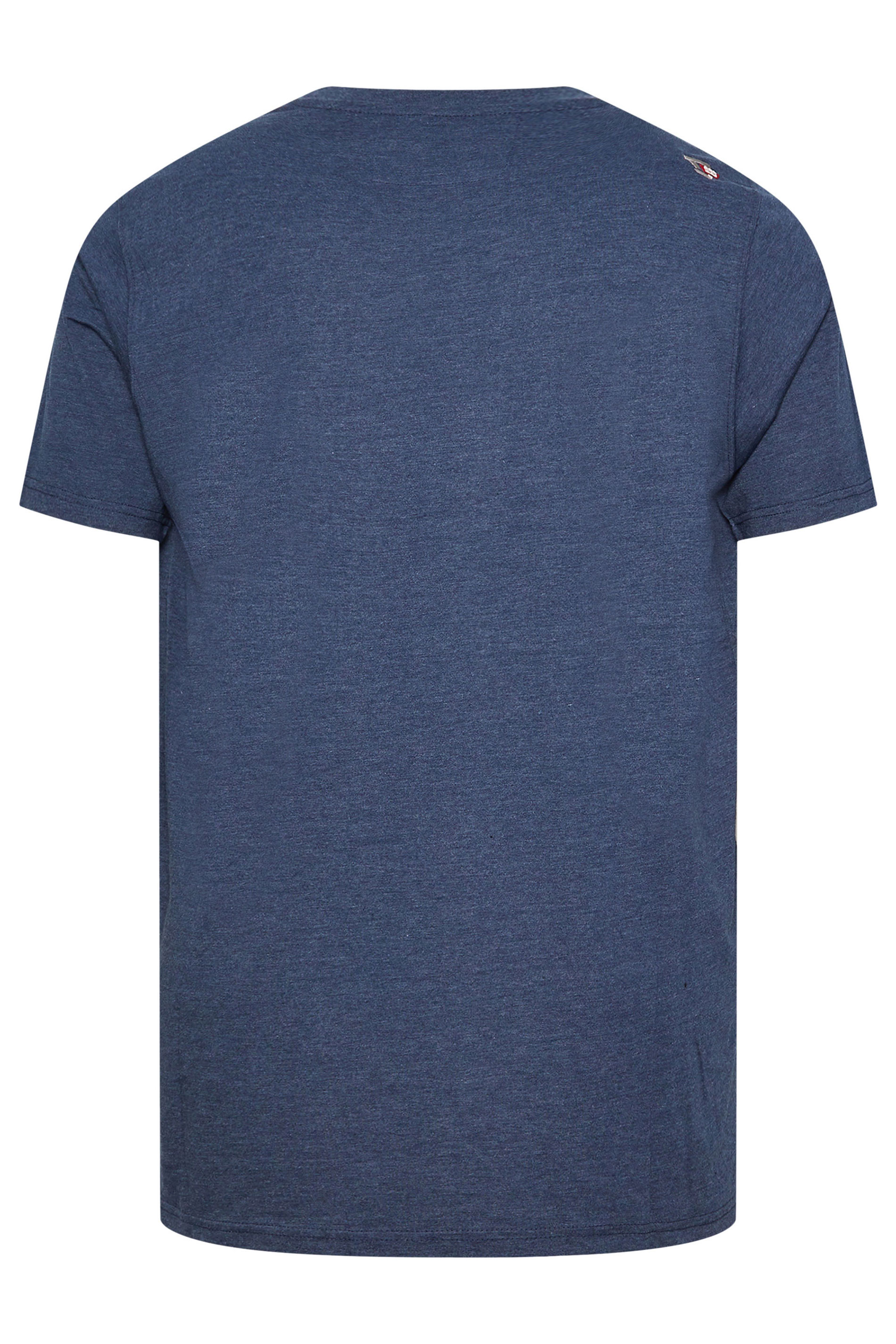 D555 Big & Tall 2 PACK Blue & Green 'Originals' Graphic Print T-Shirts | BadRhino 6