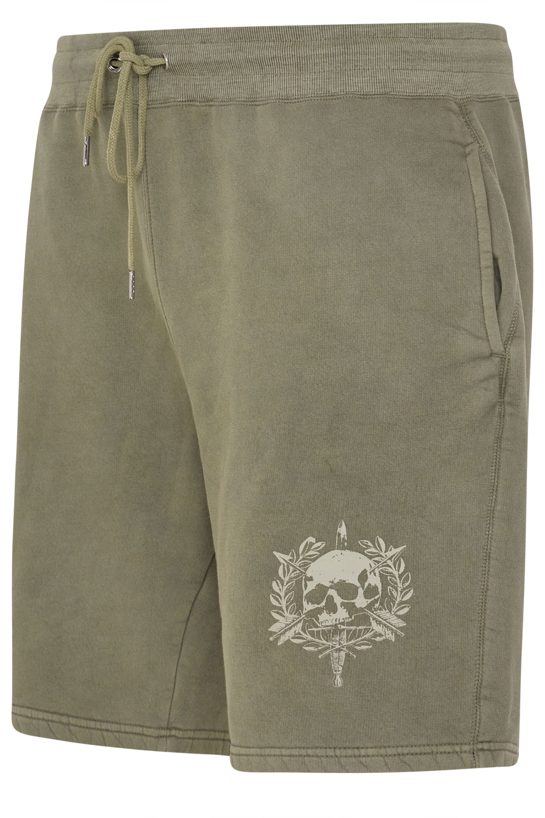 BadRhino Big & Tall Black Japanese Printed Jogger Shorts | BadRhino 7
