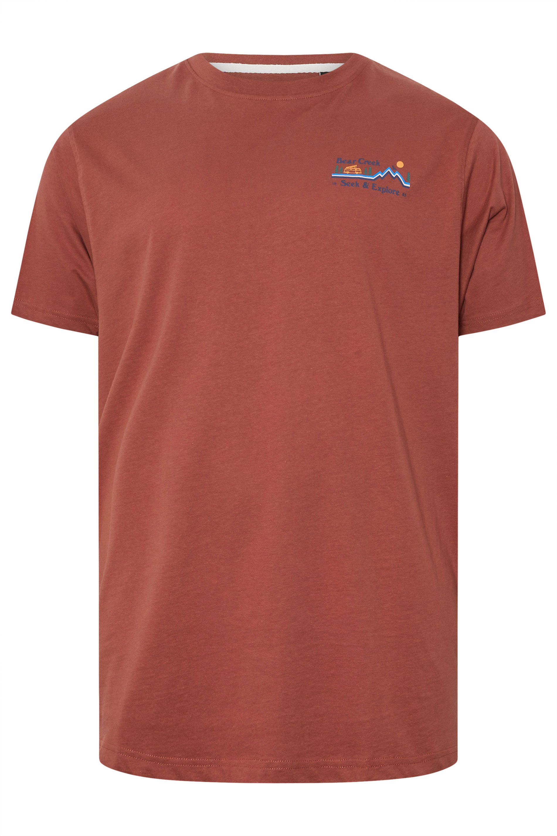 Kam Big & Tall Red 'Bear Creek' T-Shirt | BadRhino 4