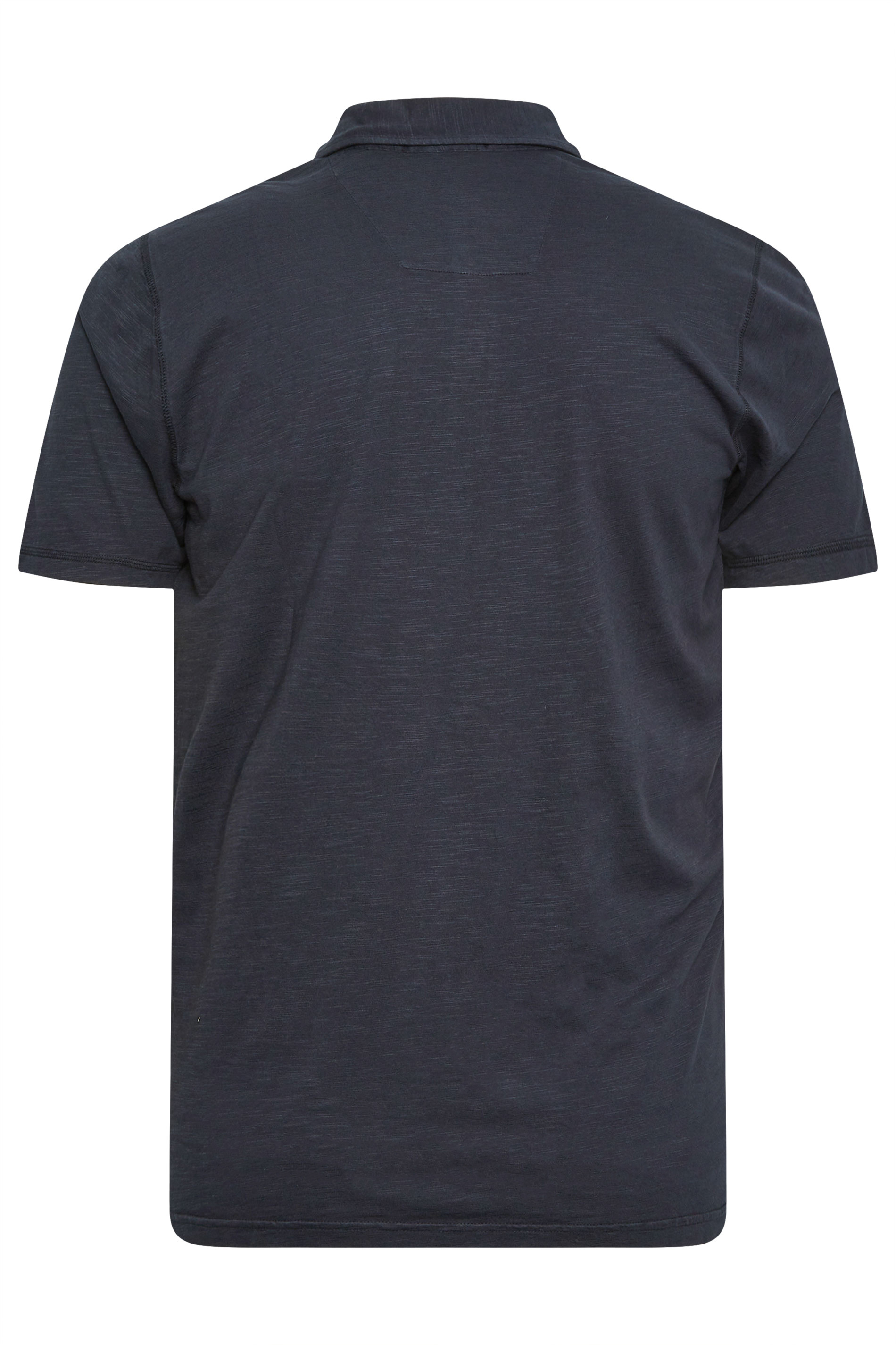 BadRhino Navy Blue Slub Polo Shirt | BadRhino 3