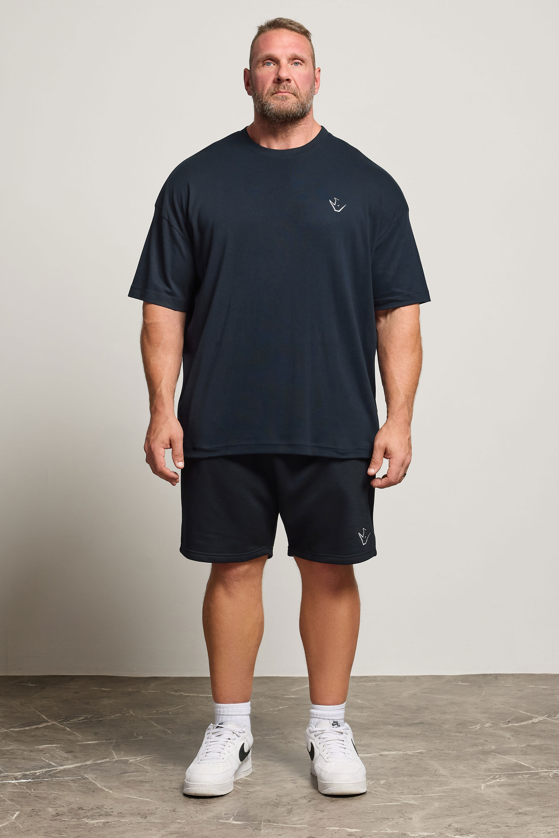 IronRhino Big & Tall Navy Blue 'Rest Day' T-Shirt | BadRhino 2