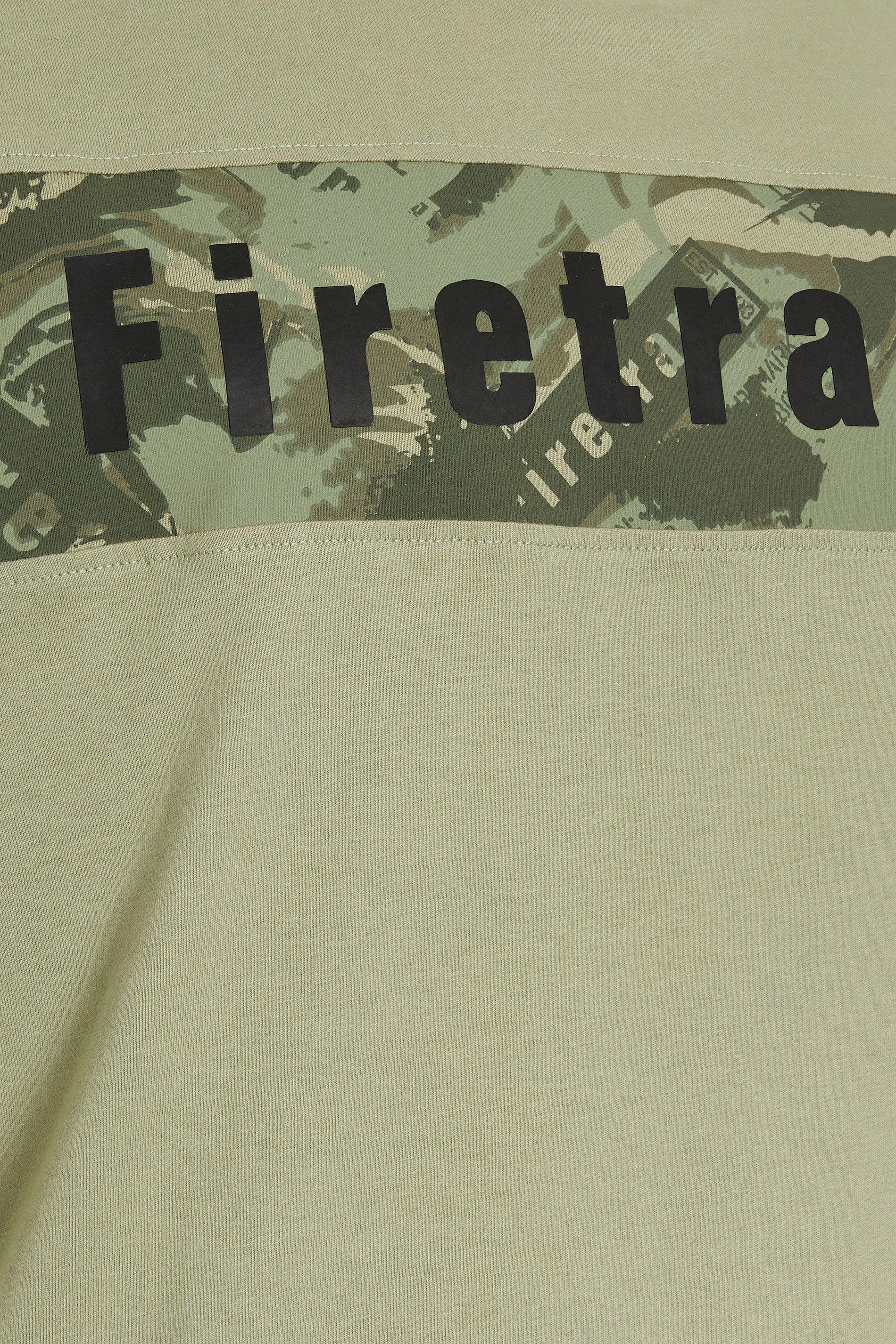 FIRETRAP Big & Tall Green Logo Print T-Shirt | BadRhino 3
