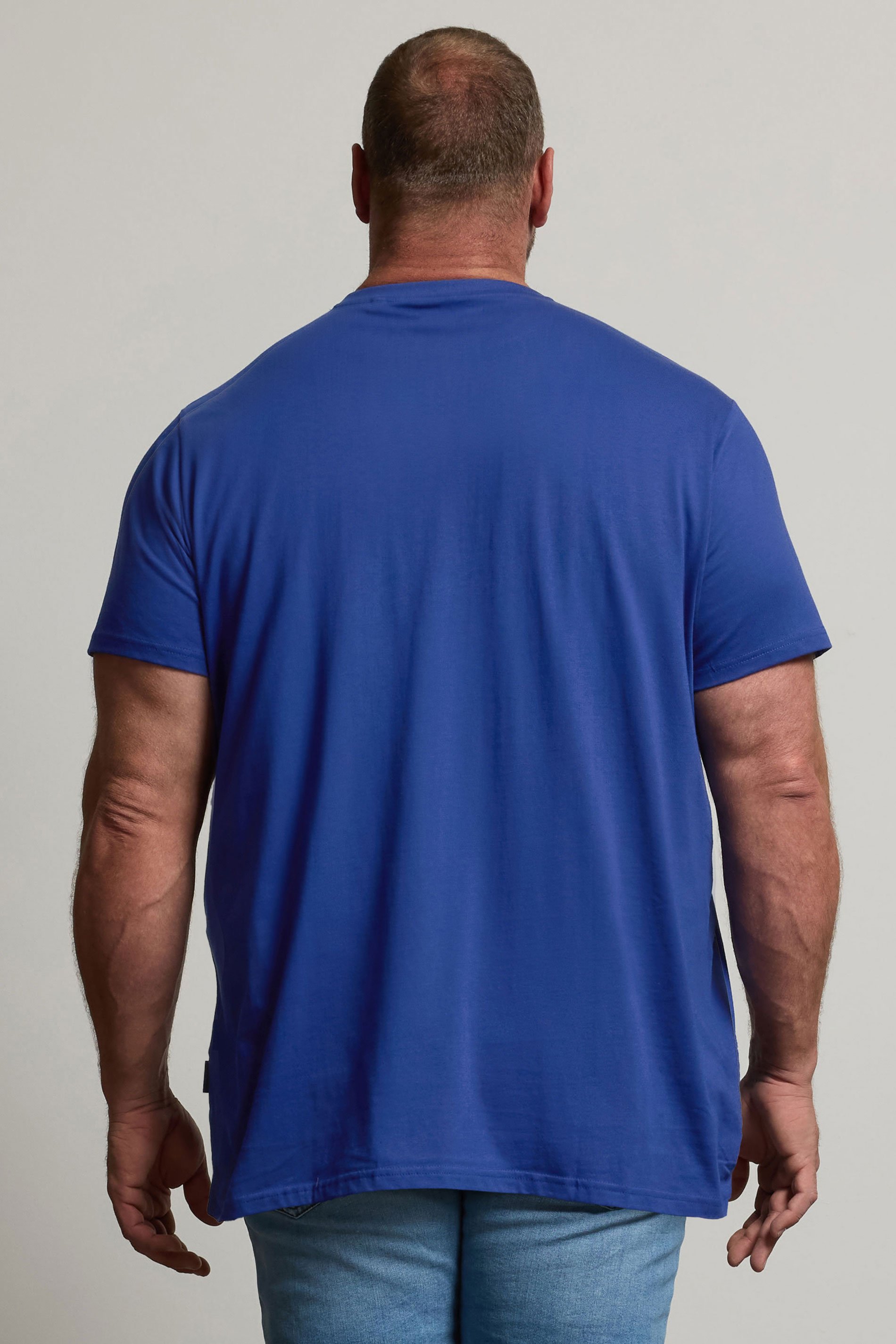 BadRhino Big & Tall Bright Blue Extra Long Core T-Shirt | BadRhino 3