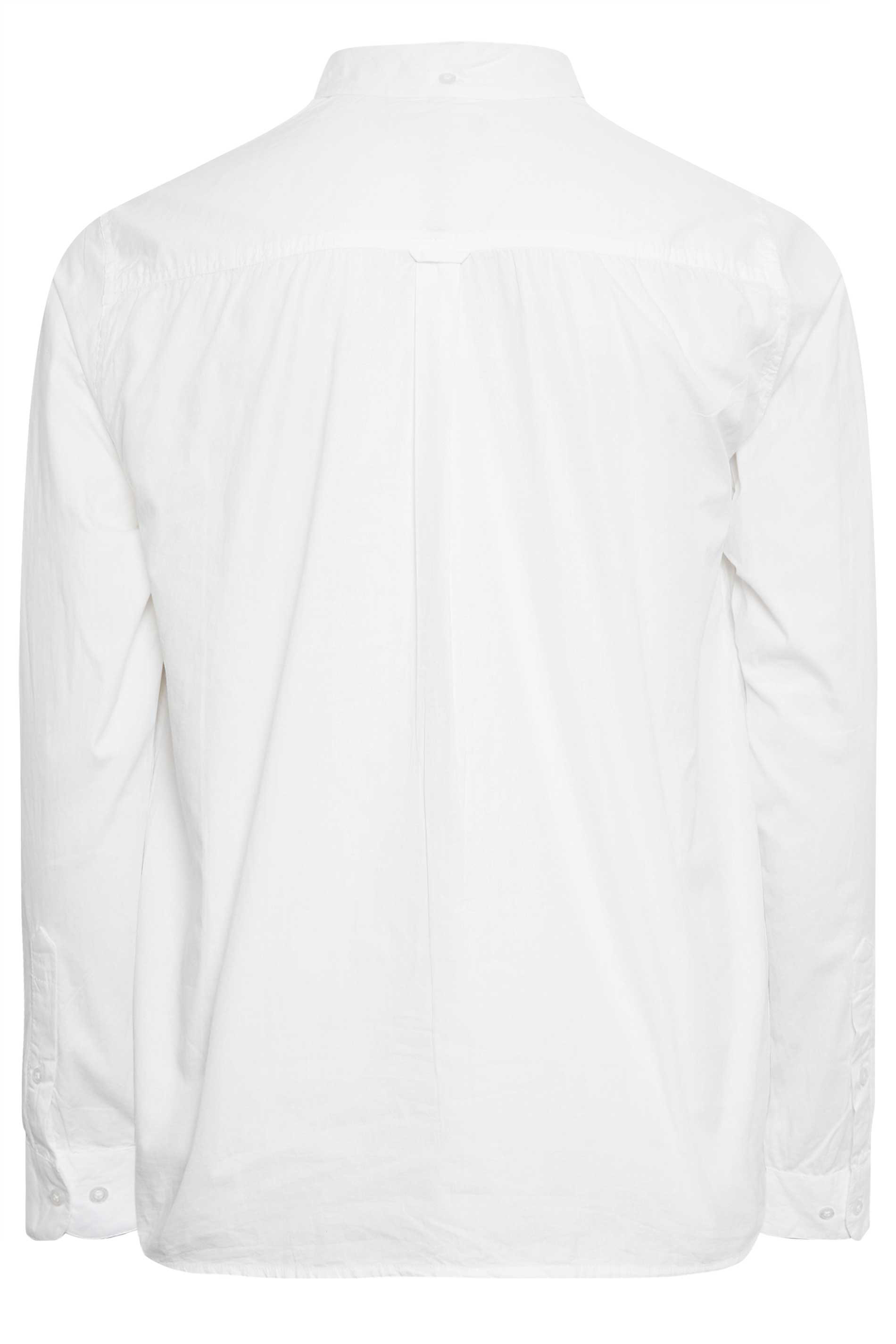 BadRhino Big & Tall White Poplin Shirt | BadRhino 3