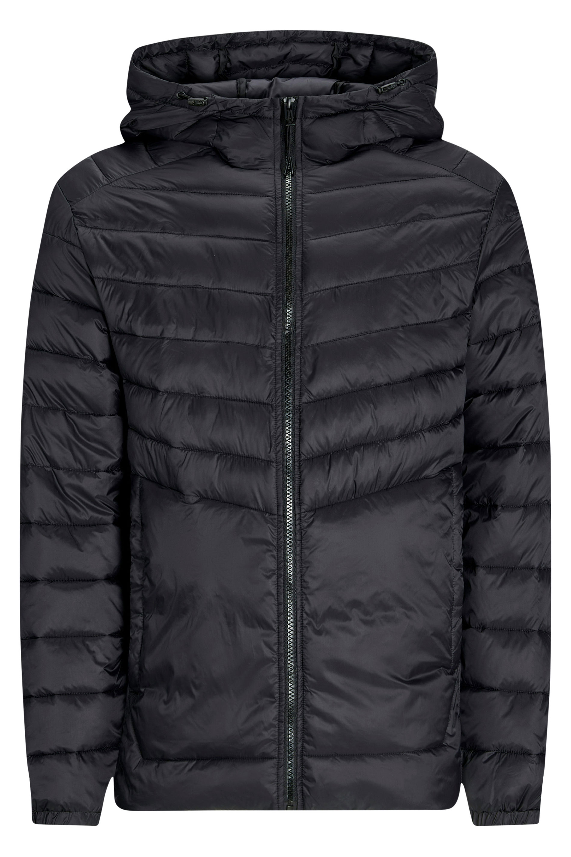 JACK & JONES Big & Tall Black Puffer Jacket | BadRhino 2
