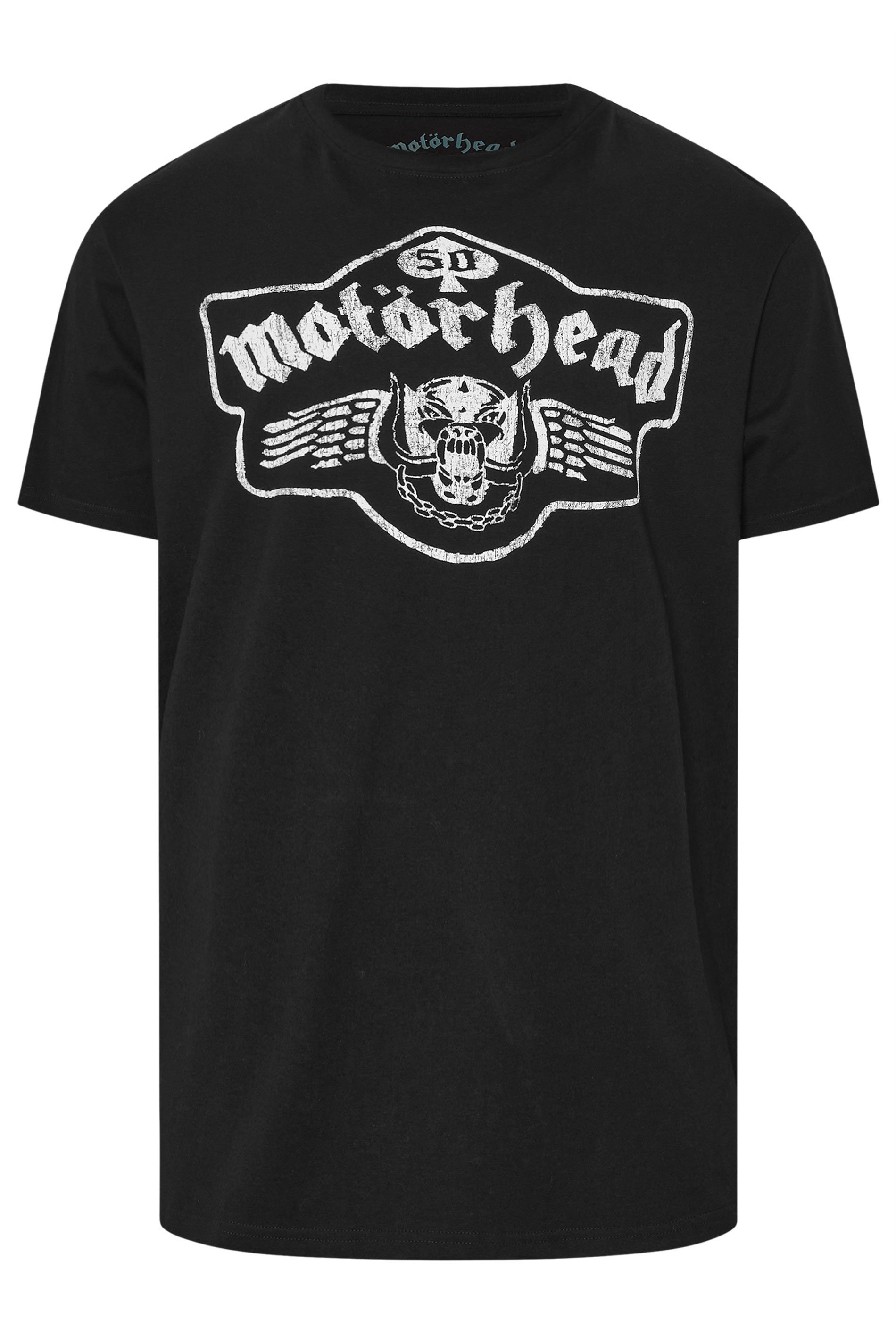 BadRhino Big & Tall Black Motörhead Graphic T-Shirt | BadRhino 5