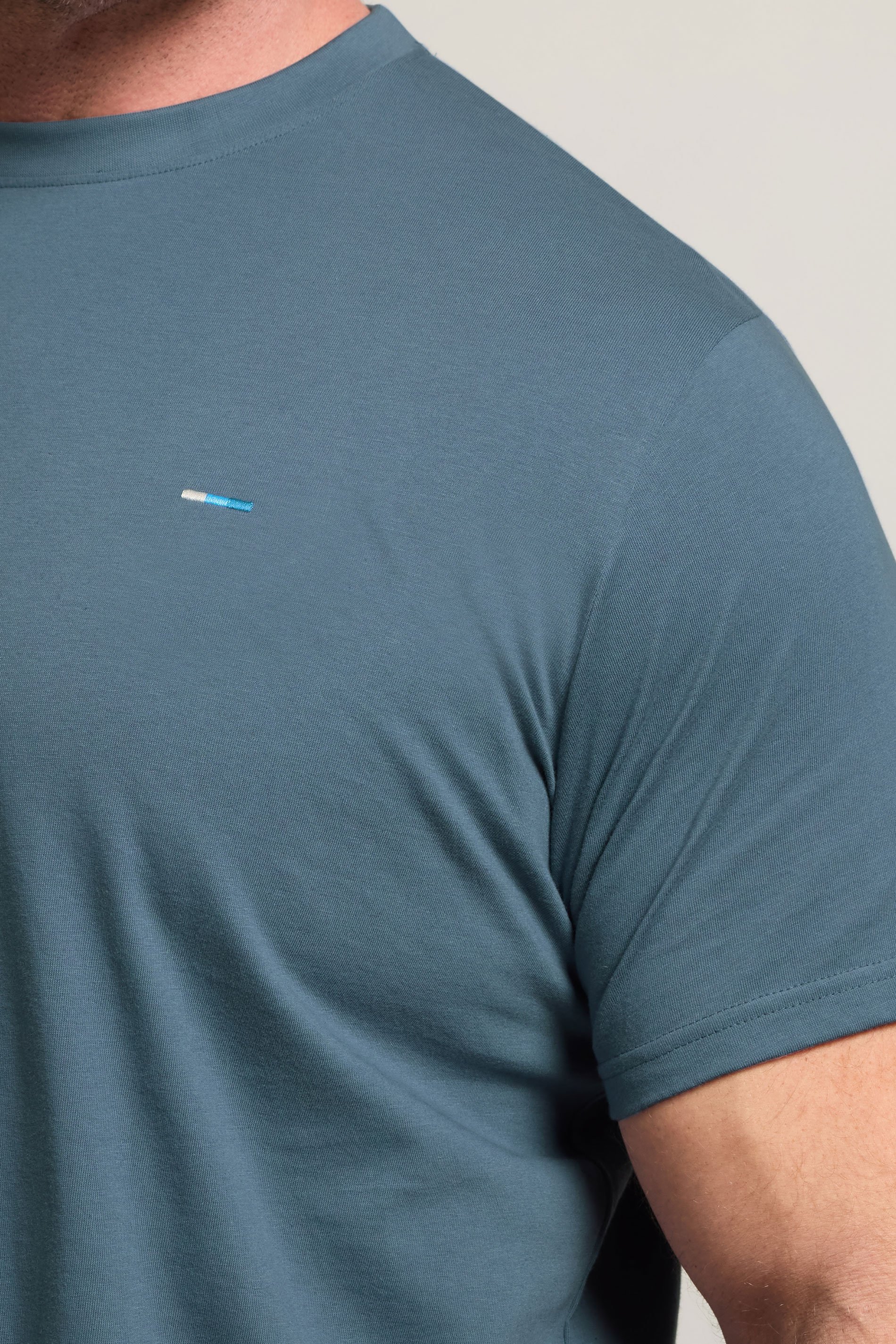 BadRhino Big & Tall Petrol Blue Extra Long Core T-Shirt | BadRhino 4
