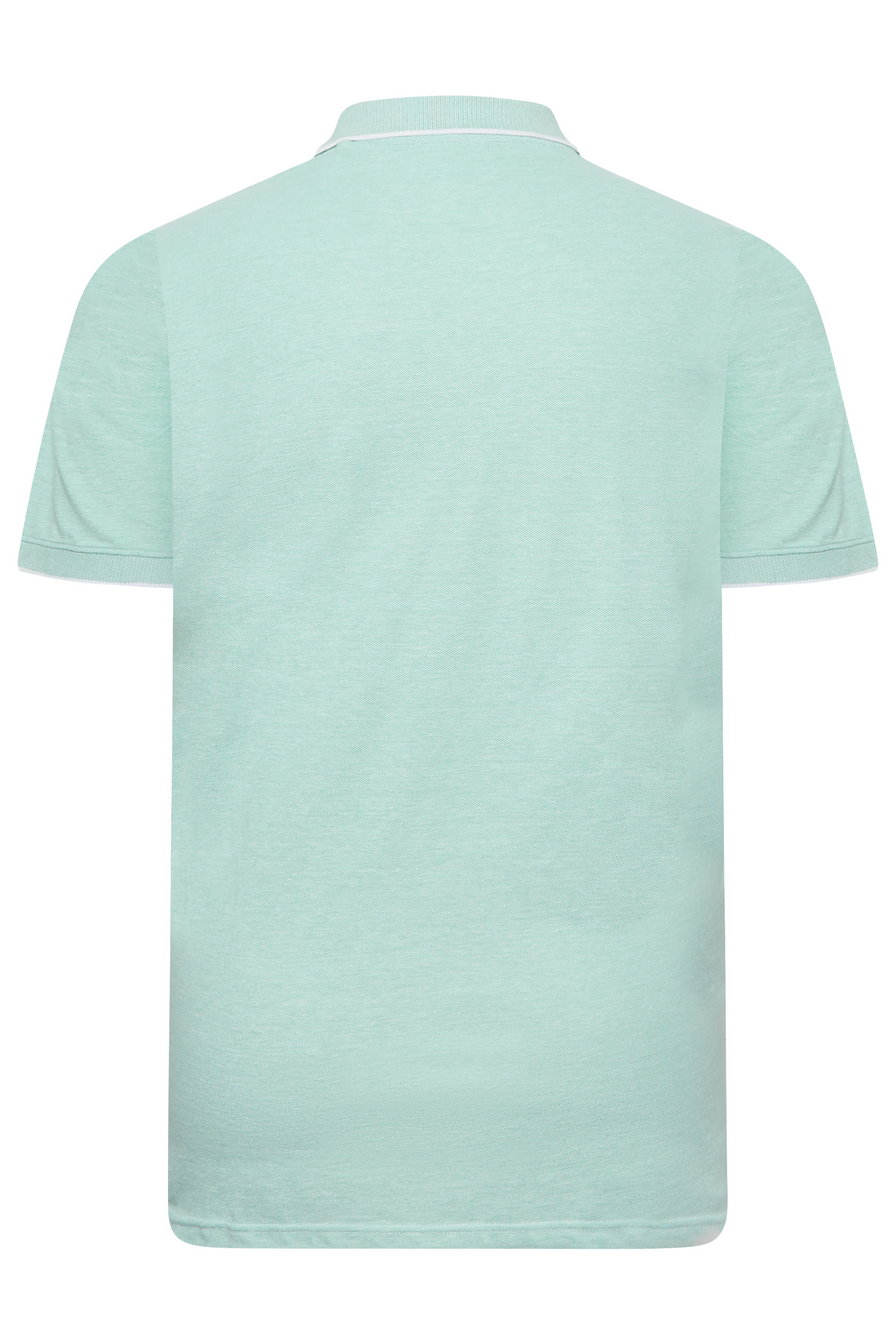 BadRhino Big & Tall Big & Tall Light Green Birdseye Polo Shirt | BadRhino 4
