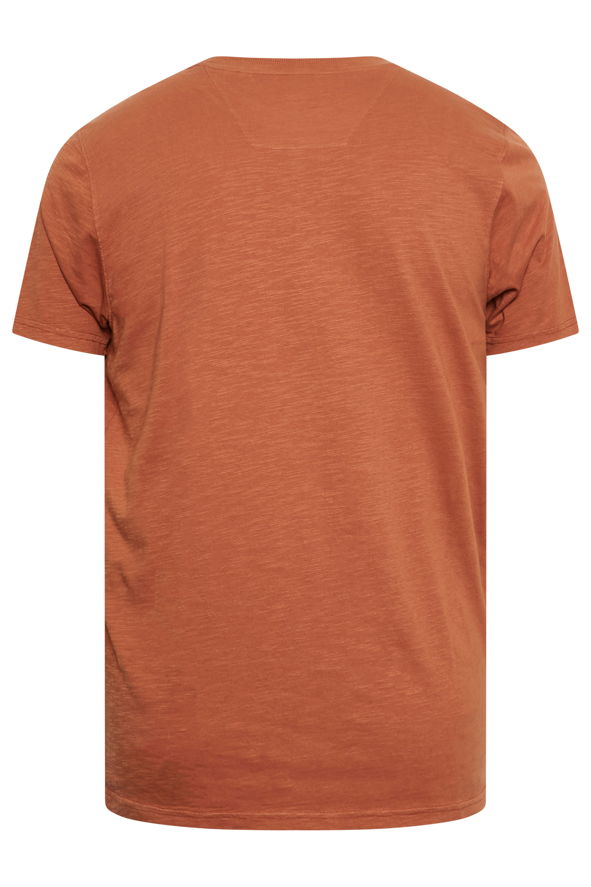BadRhino Big & Tall Pecan Brown Slub T-Shirt | BadRhino 4