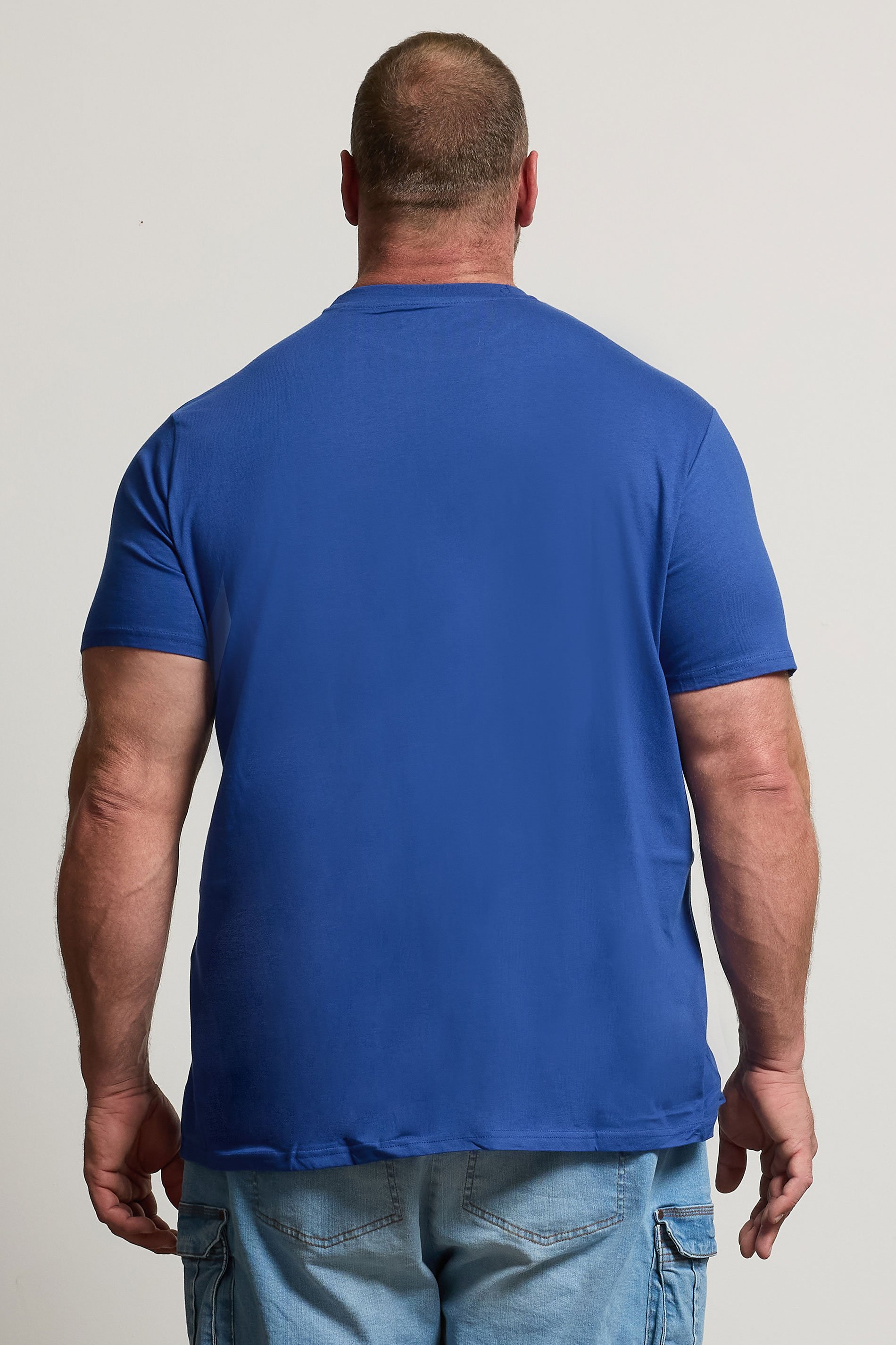 BadRhino Big & Tall 5 PACK Blue & Black Core T-Shirts | BadRhino  4
