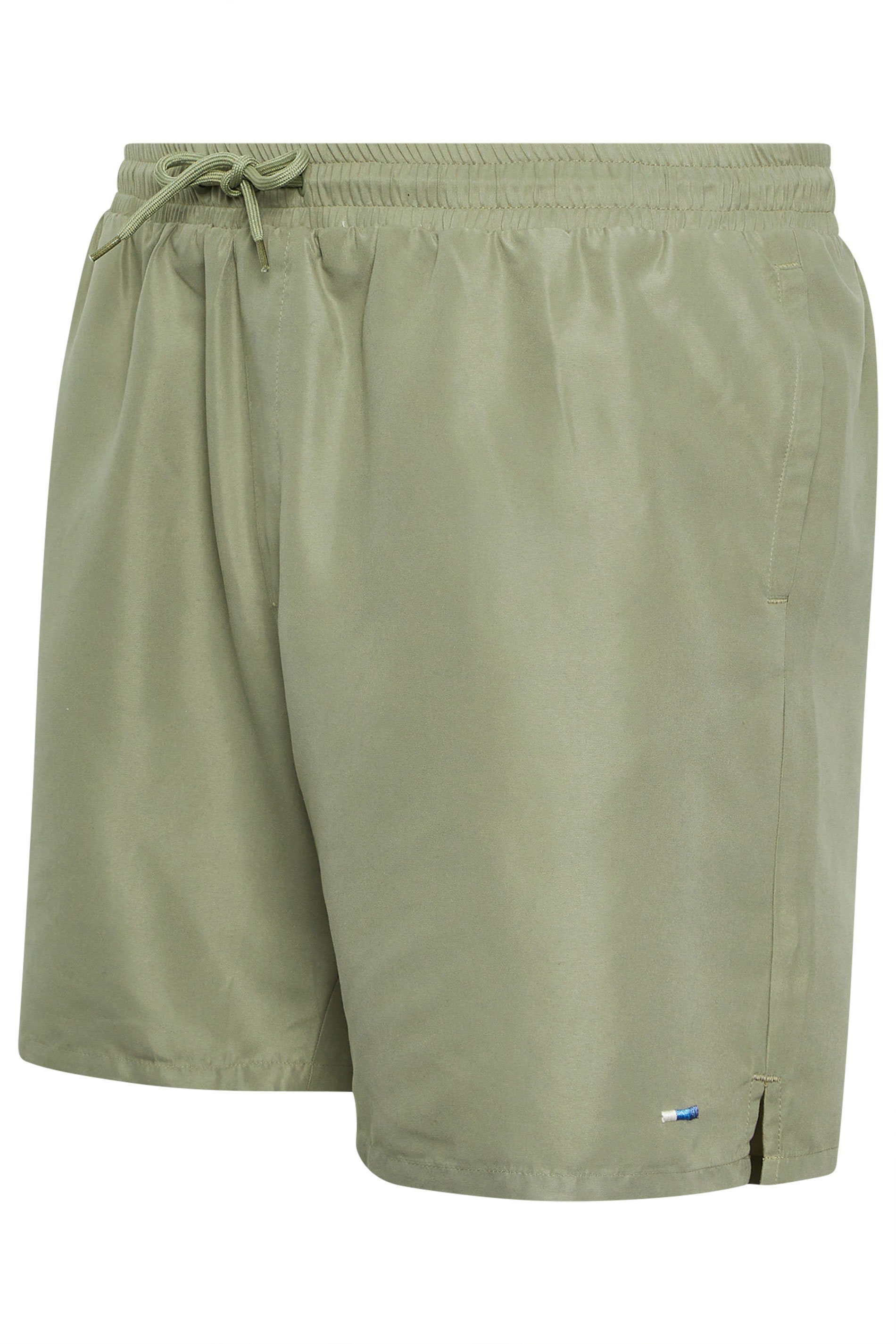 BadRhino Big & Tall Sage Green Swim Shorts | BadRhino 3