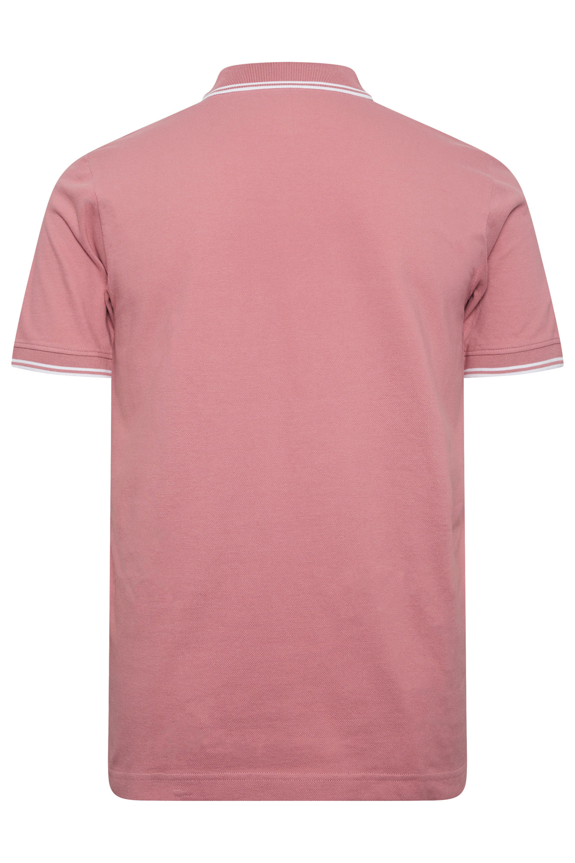 BadRhino Big & Tall 3 PACK Mineral Blue/Rose Pink/Violet Purple Tipped Polo Shirts | BadRhino 6