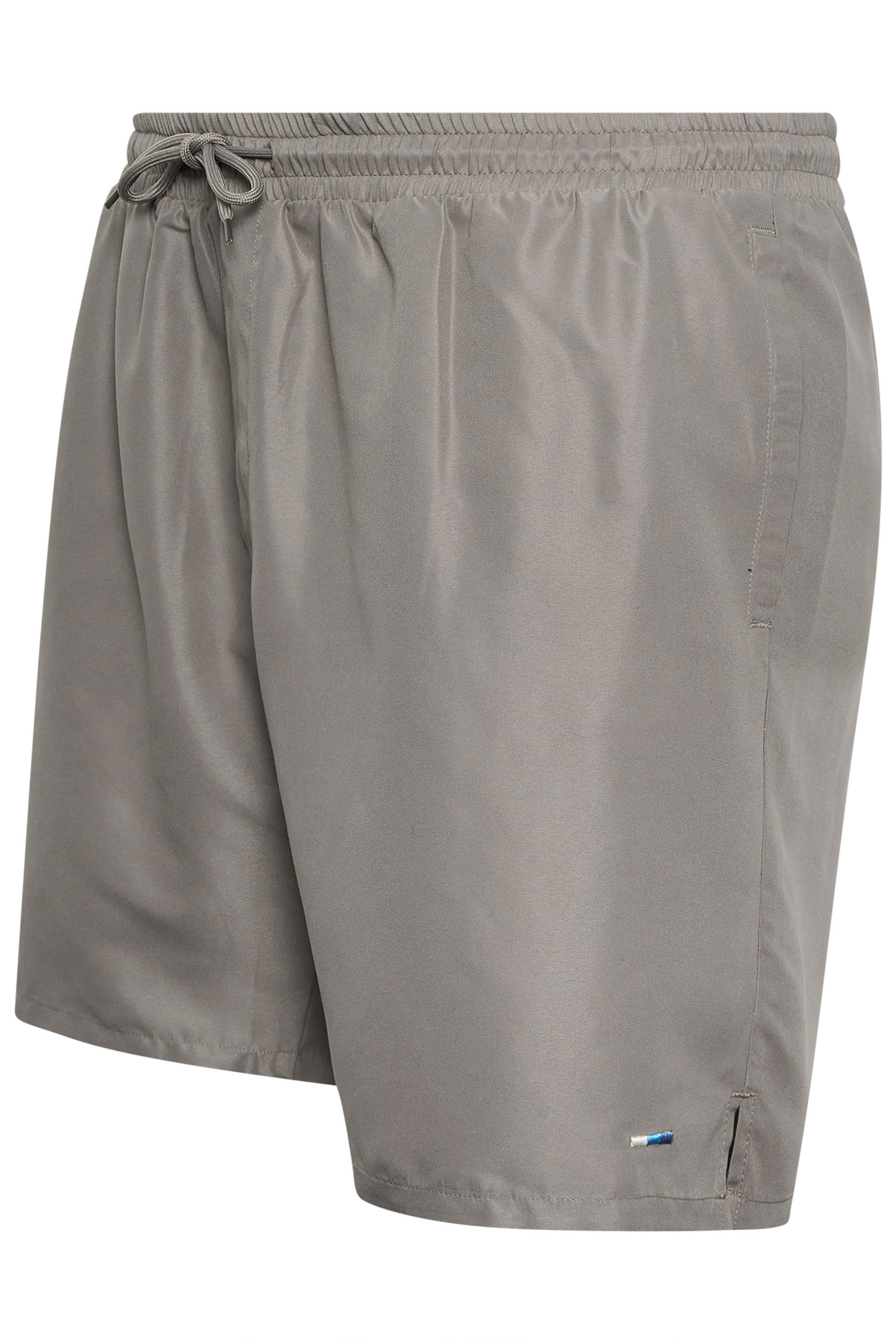 BadRhino Big & Tall Grey Swim Shorts | BadRhino 4