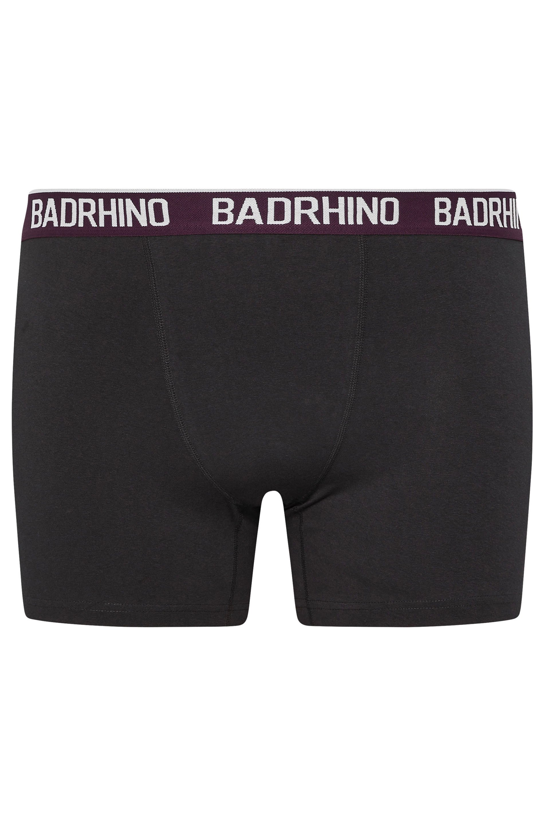 BadRhino 5 PACK Blue/Yellow/Brown/Purple/Black Band Boxers | BadRhino 9