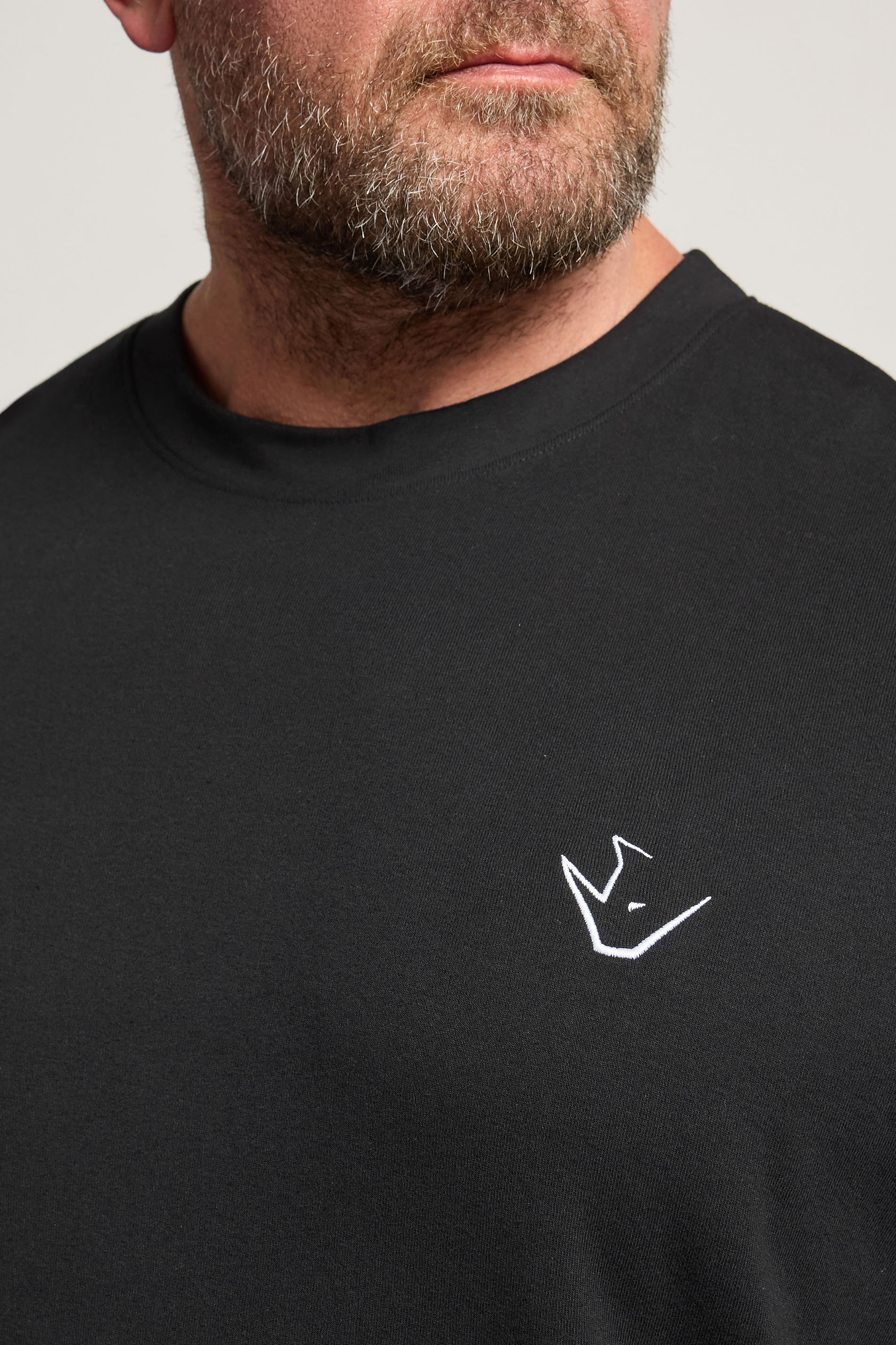 IronRhino Big & Tall Black 'Rest Day' T-Shirt | BadRhino 4