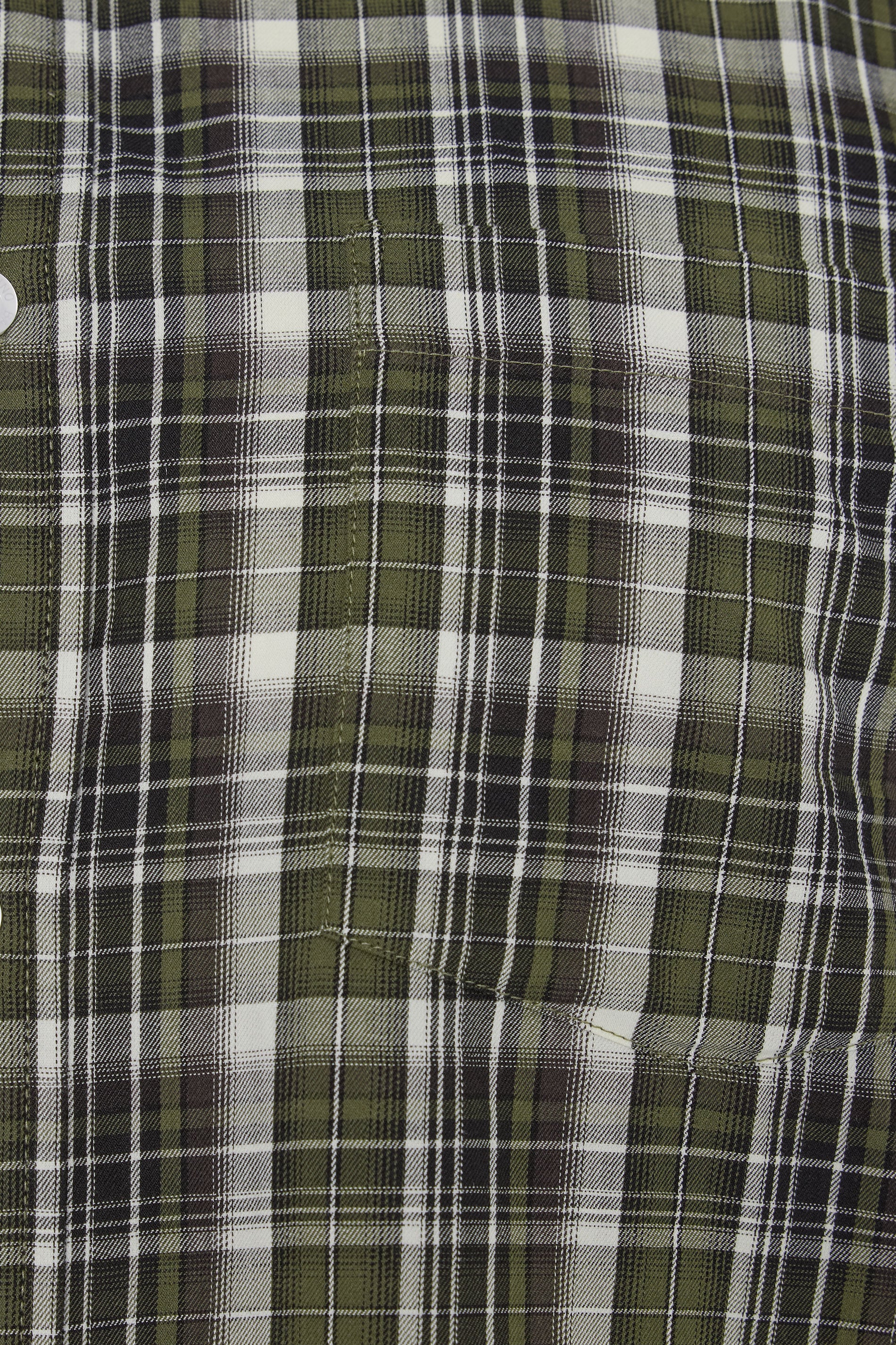 BadRhino Big & Tall Green Check Print Short Sleeve Shirt | BadRhino 7