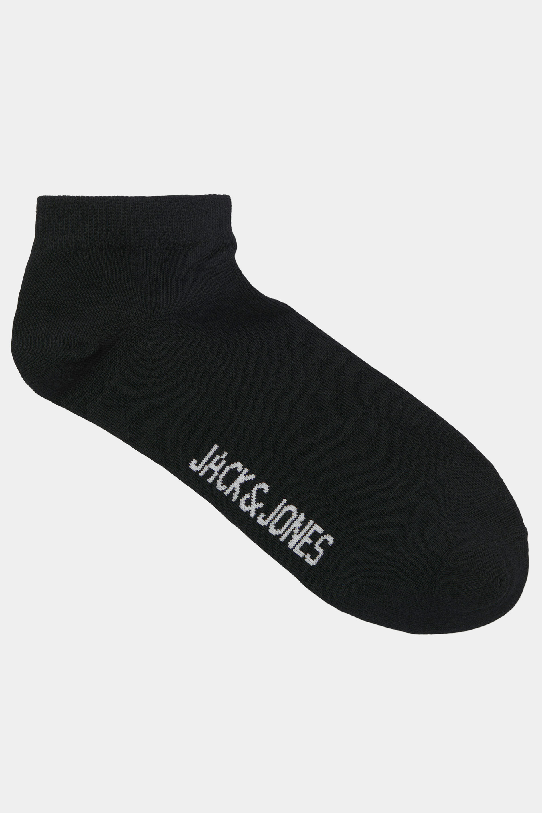 JACK & JONES 3 Pack Black Trainer Socks | BadRhino 4
