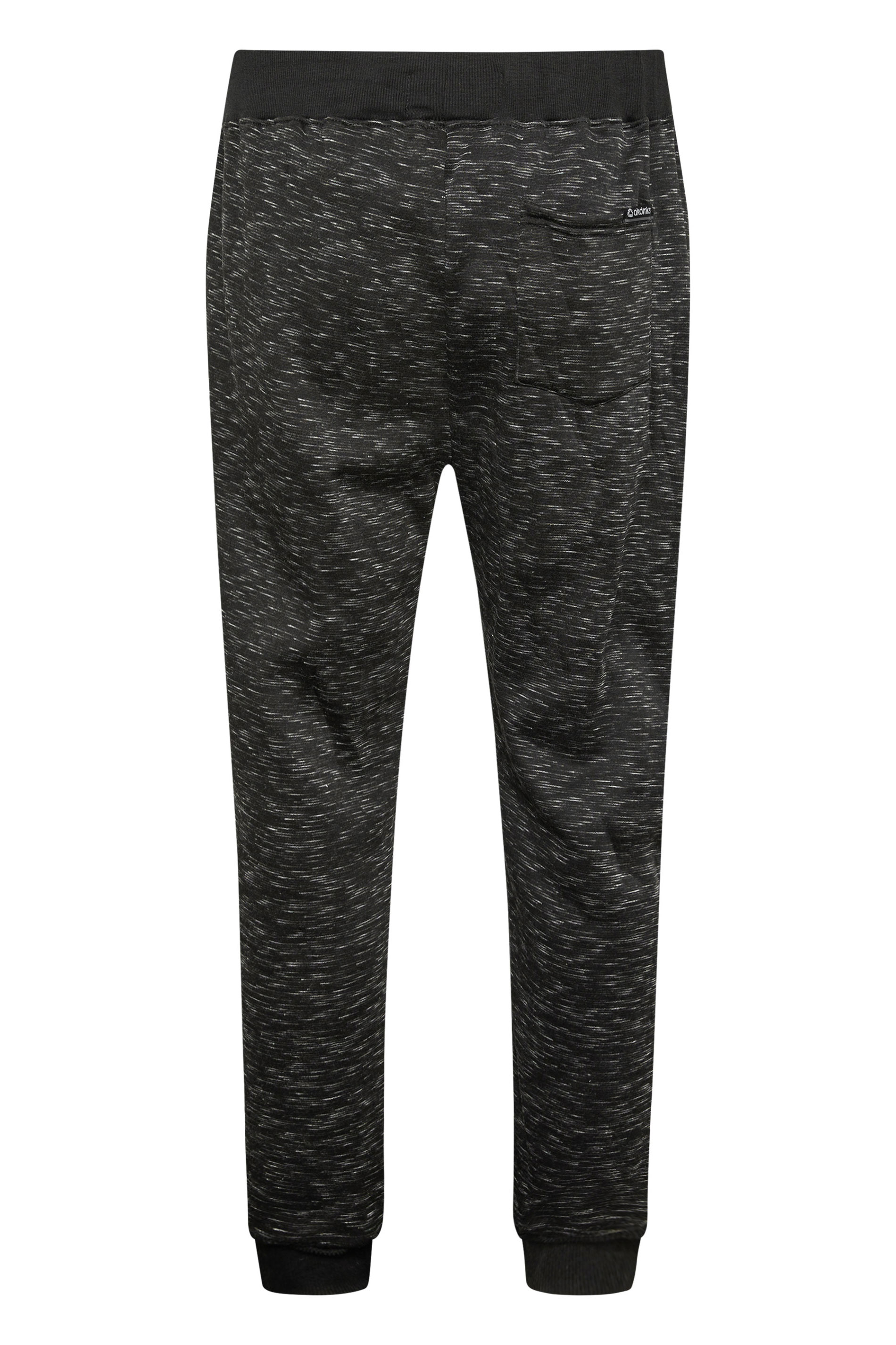 BadRhino Big & Tall Black Marl Drawstring Joggers | BadRhino 5