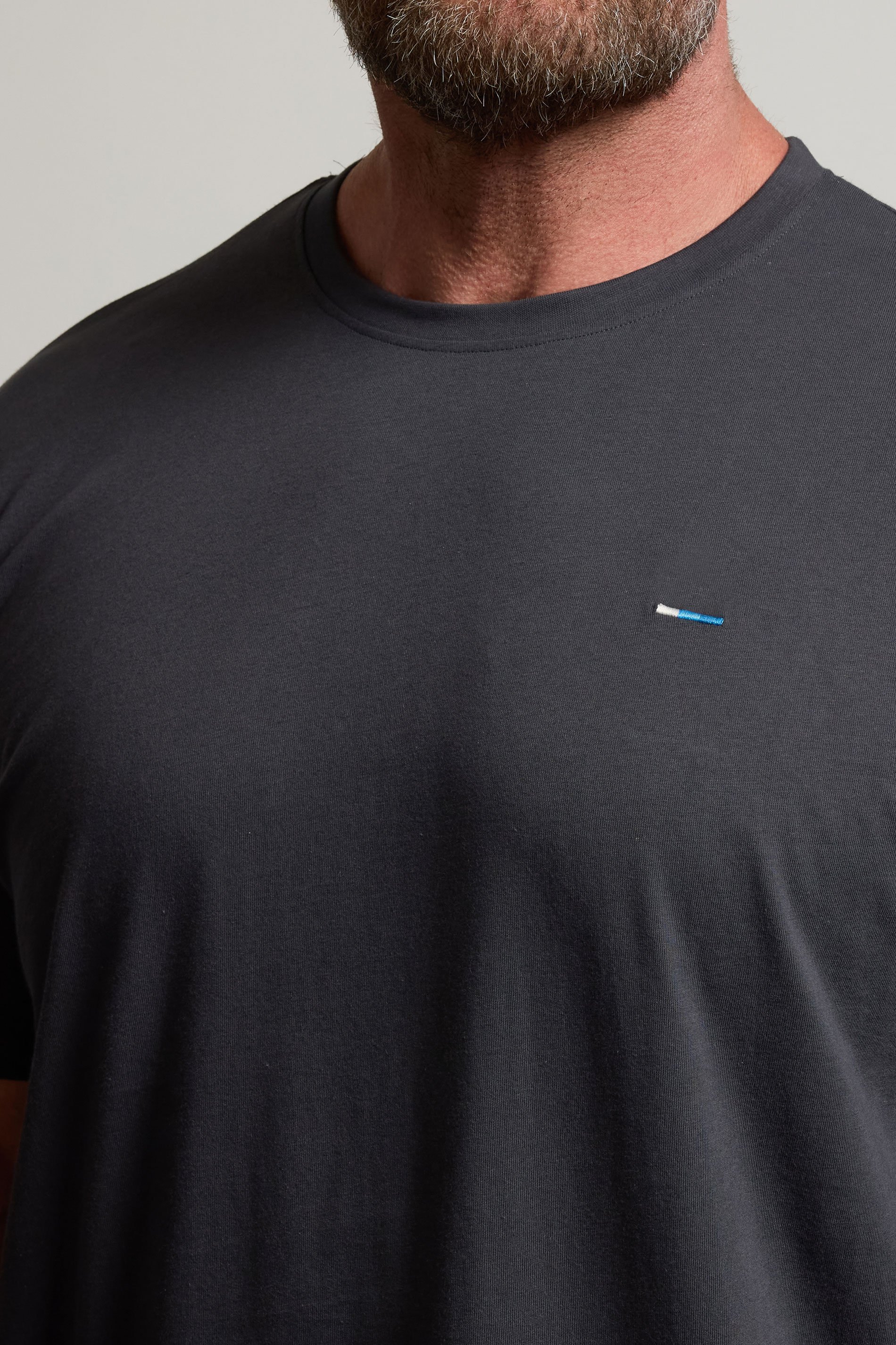 BadRhino Big & Tall Ebony Grey Extra Long Core T-Shirt | BadRhino 4