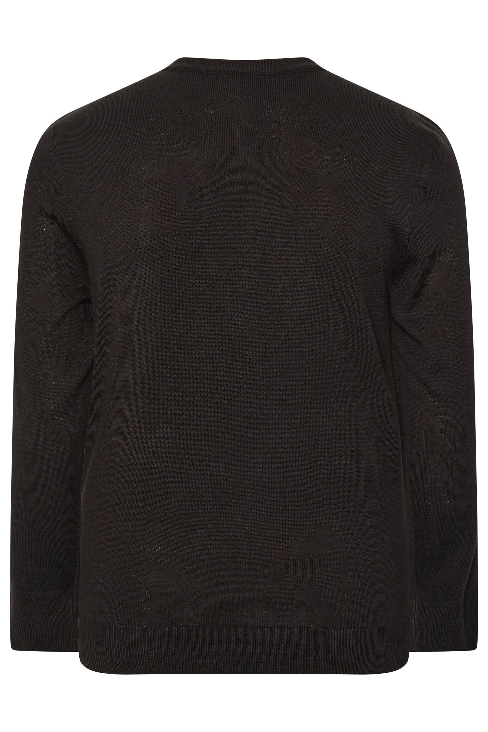 BadRhino Big & Tall Black 'Talk Turkey To Me' Christmas Jumper | BadRhino 6