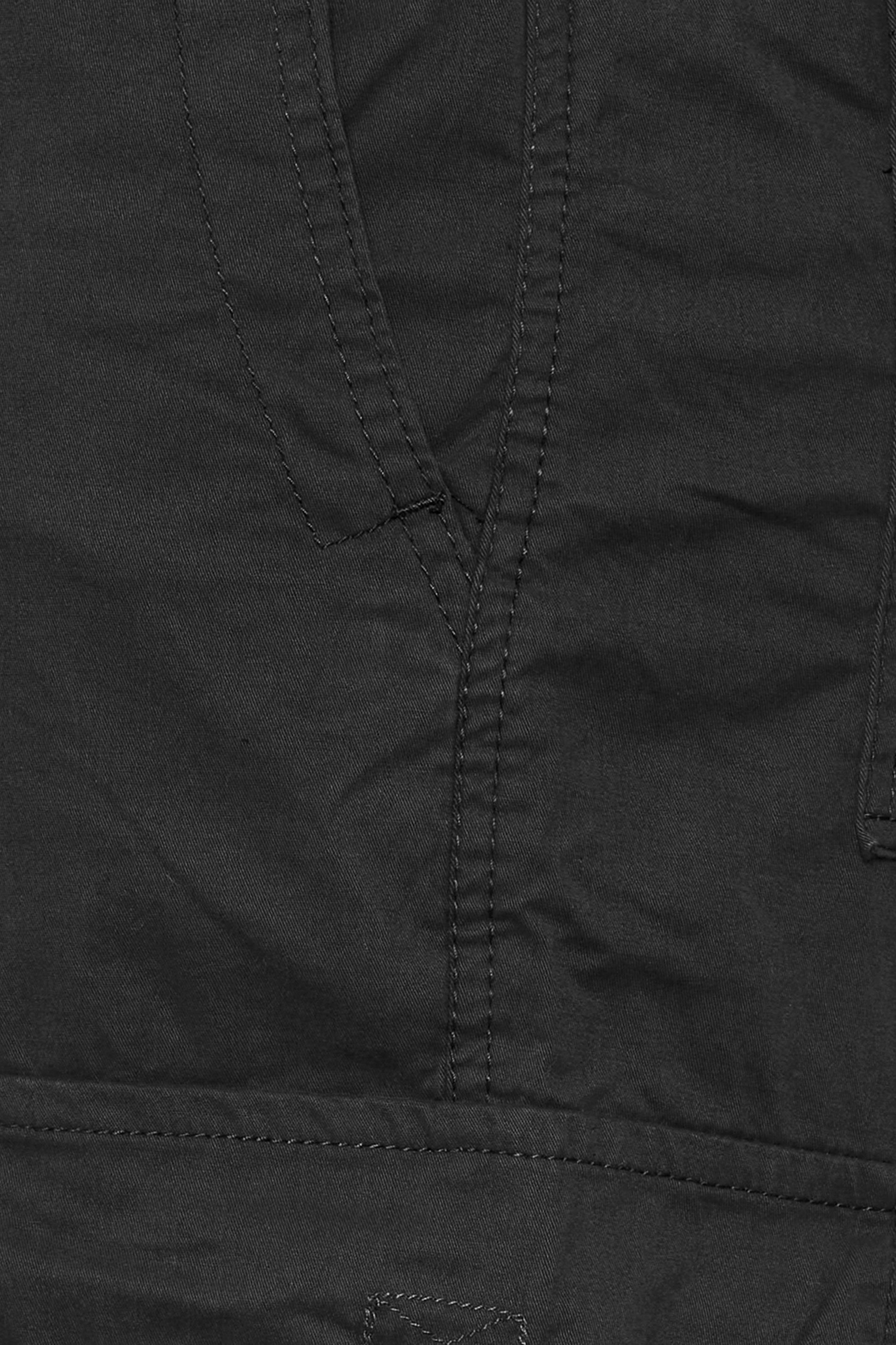 KAM Big & Tall Black Stretch Cargo Trousers | BadRhino 6